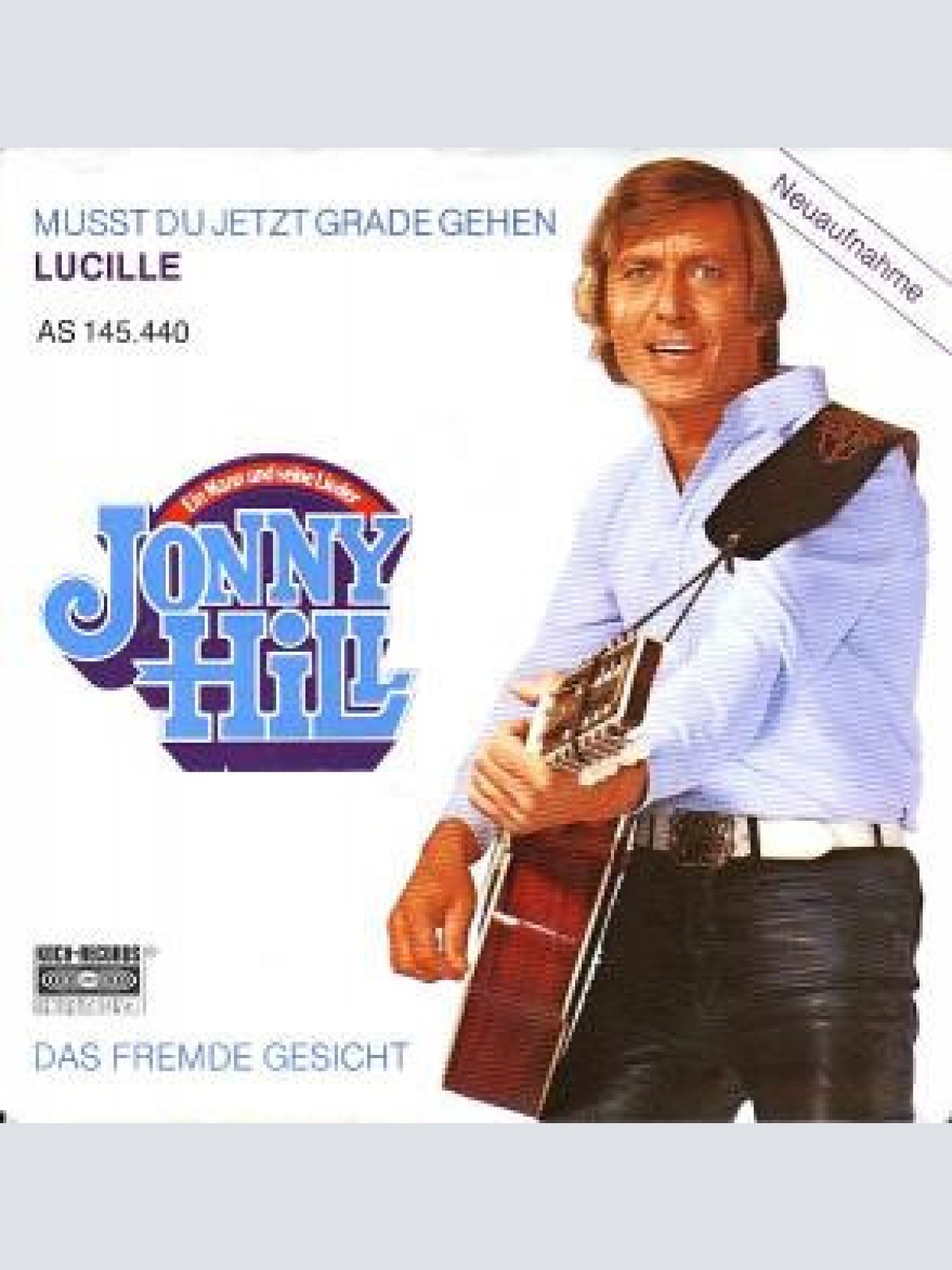 Vinyl / Jonny Hill - Mußt Du Jetzt Grade Gehen Lucille