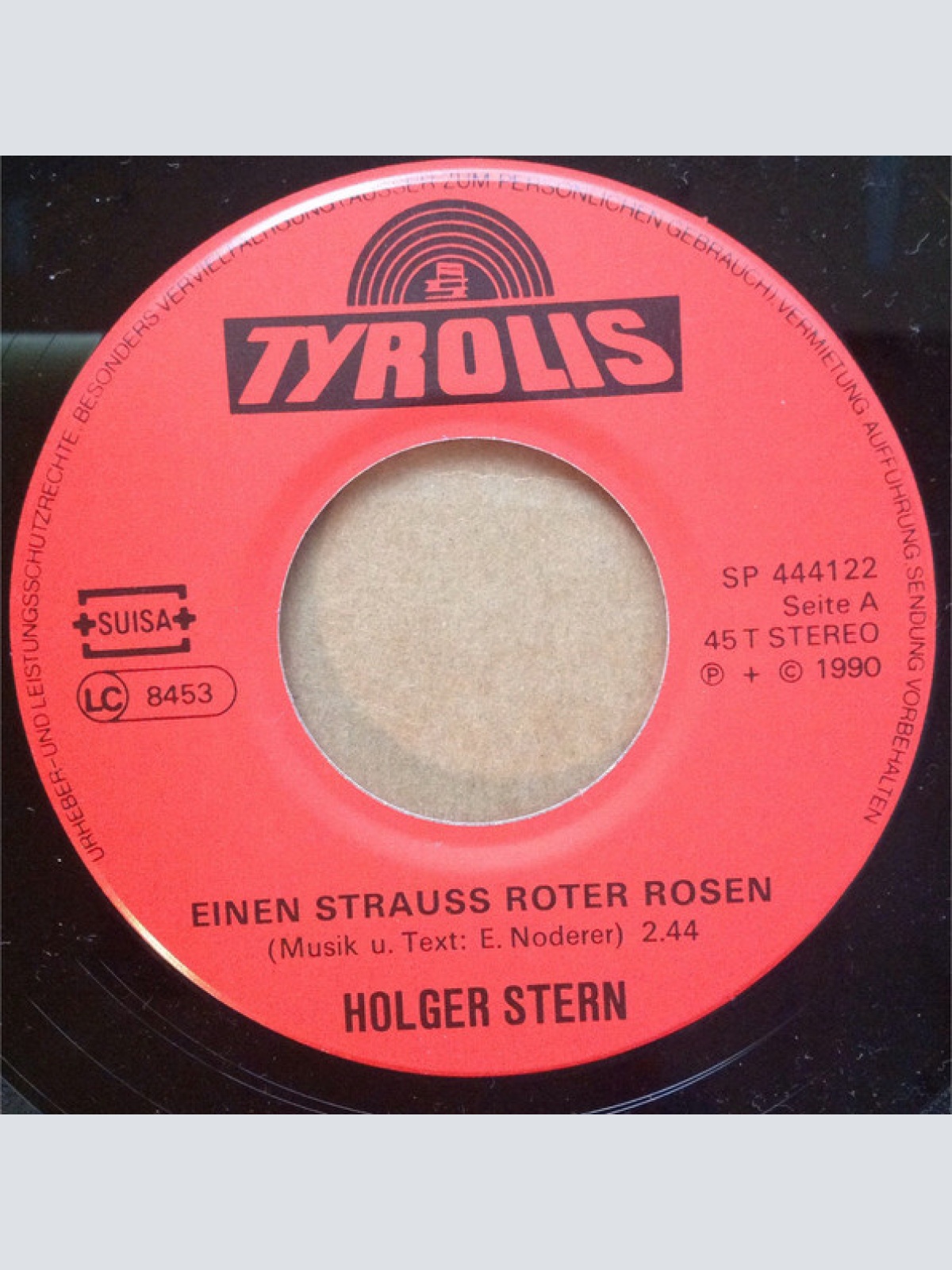 Vinyl / Holger Stern - Ein Strauß Roter Rosen