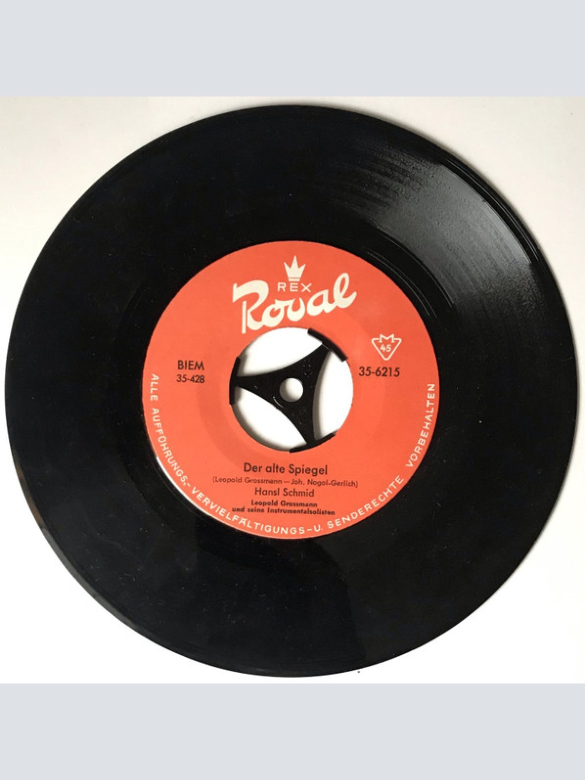 Vinyl / Hansl Schmid - Das >>Kleine-Blatt<<-Lied / Der Alte Spiegel