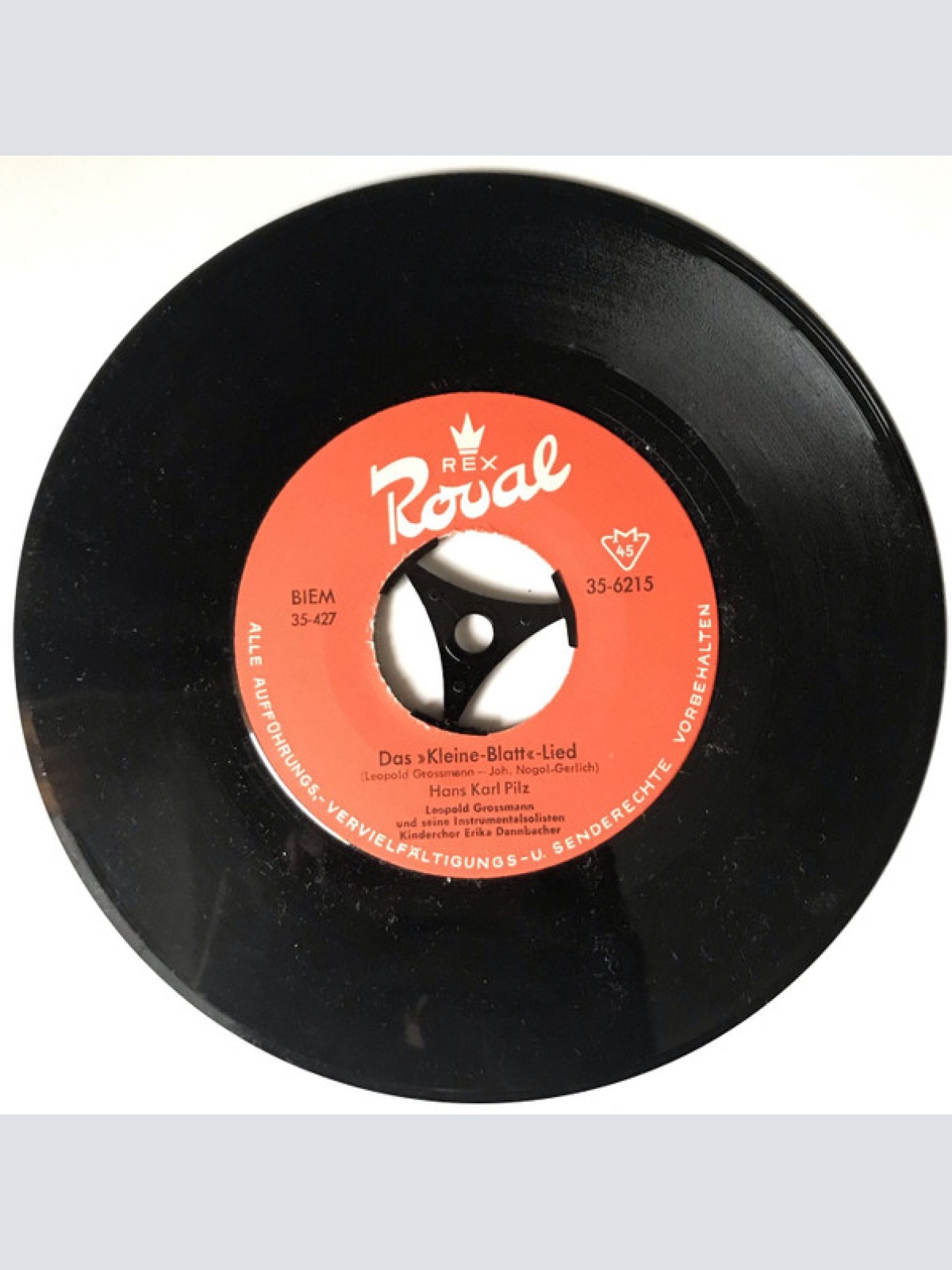 Vinyl / Hansl Schmid - Das >>Kleine-Blatt<<-Lied / Der Alte Spiegel