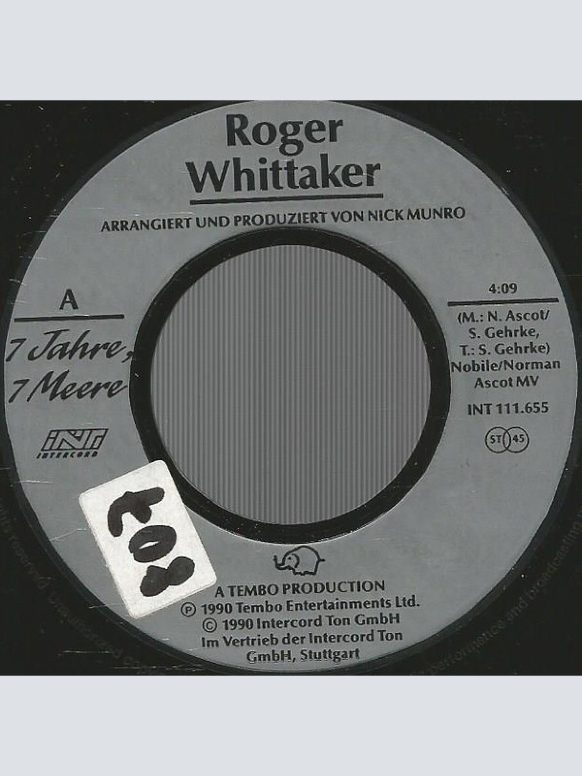 Vinyl / Roger Whittaker - 7 Jahre, 7 Meere