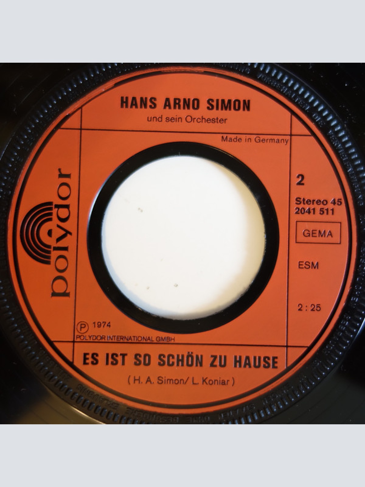 Vinyl / Hans Arno Simon & Sein Orchester* - Kein Benzin
