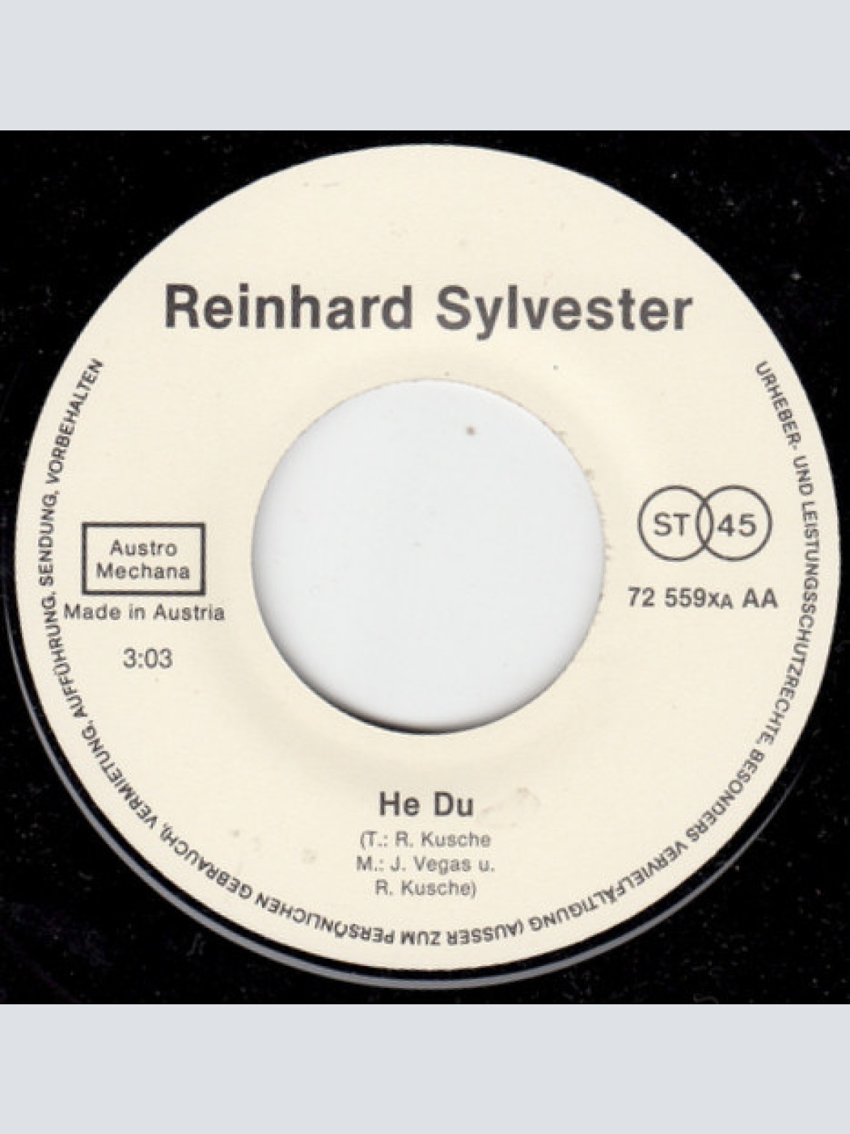 Vinyl / Reinhard Sylvester - Selbsterkenntnis / He Du
