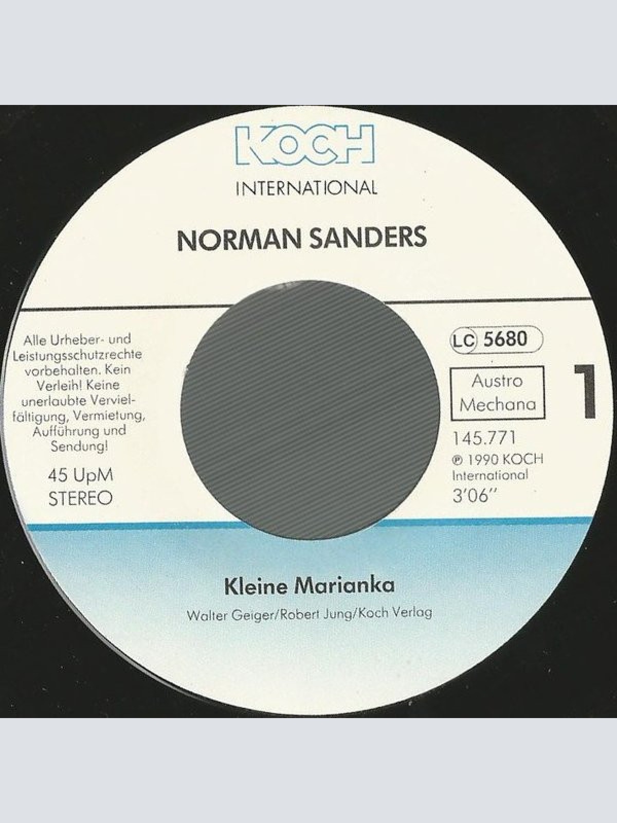 Vinyl / Norman Sanders (2) - Kleine Marianka