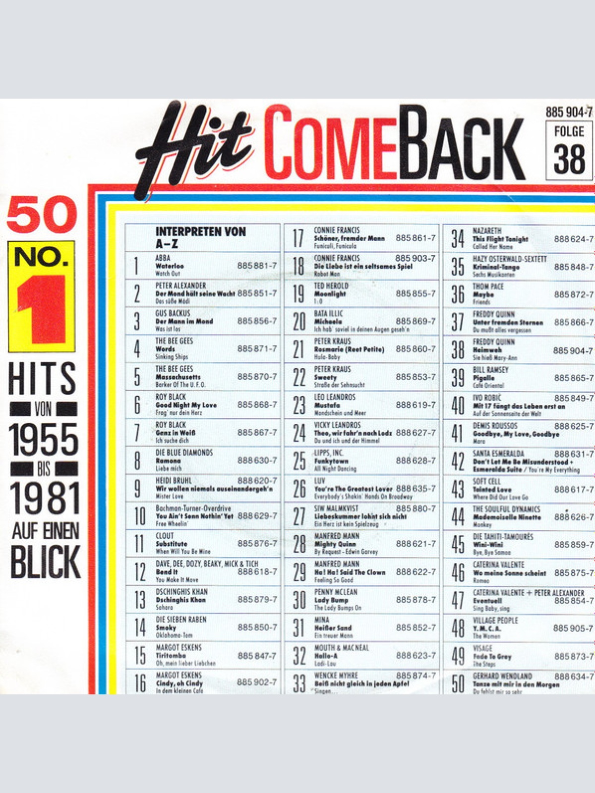 Vinyl / Freddy Quinn - Sie Hieß Mary-Ann