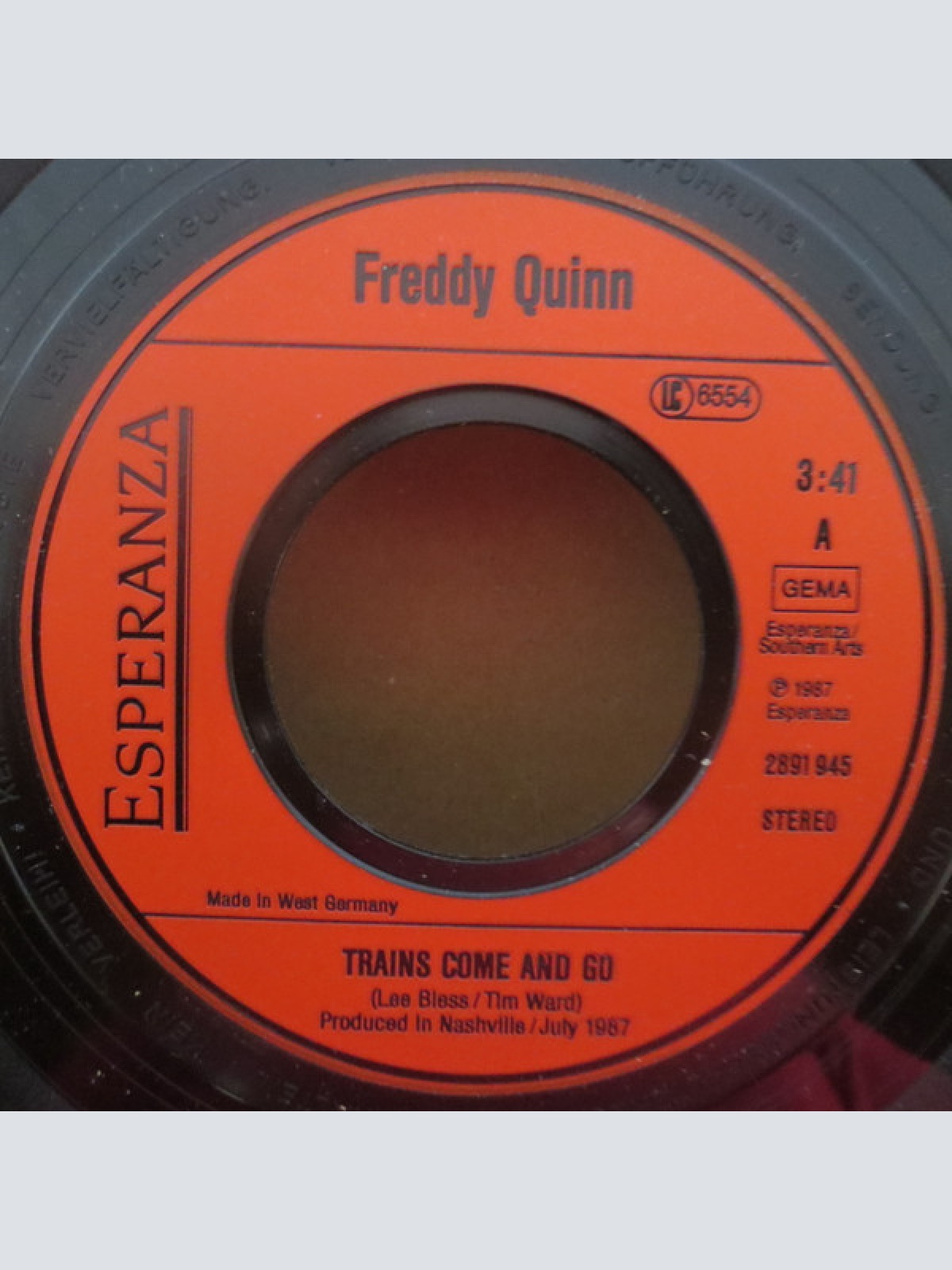 Vinyl / Freddy Quinn - Trains Come And Go