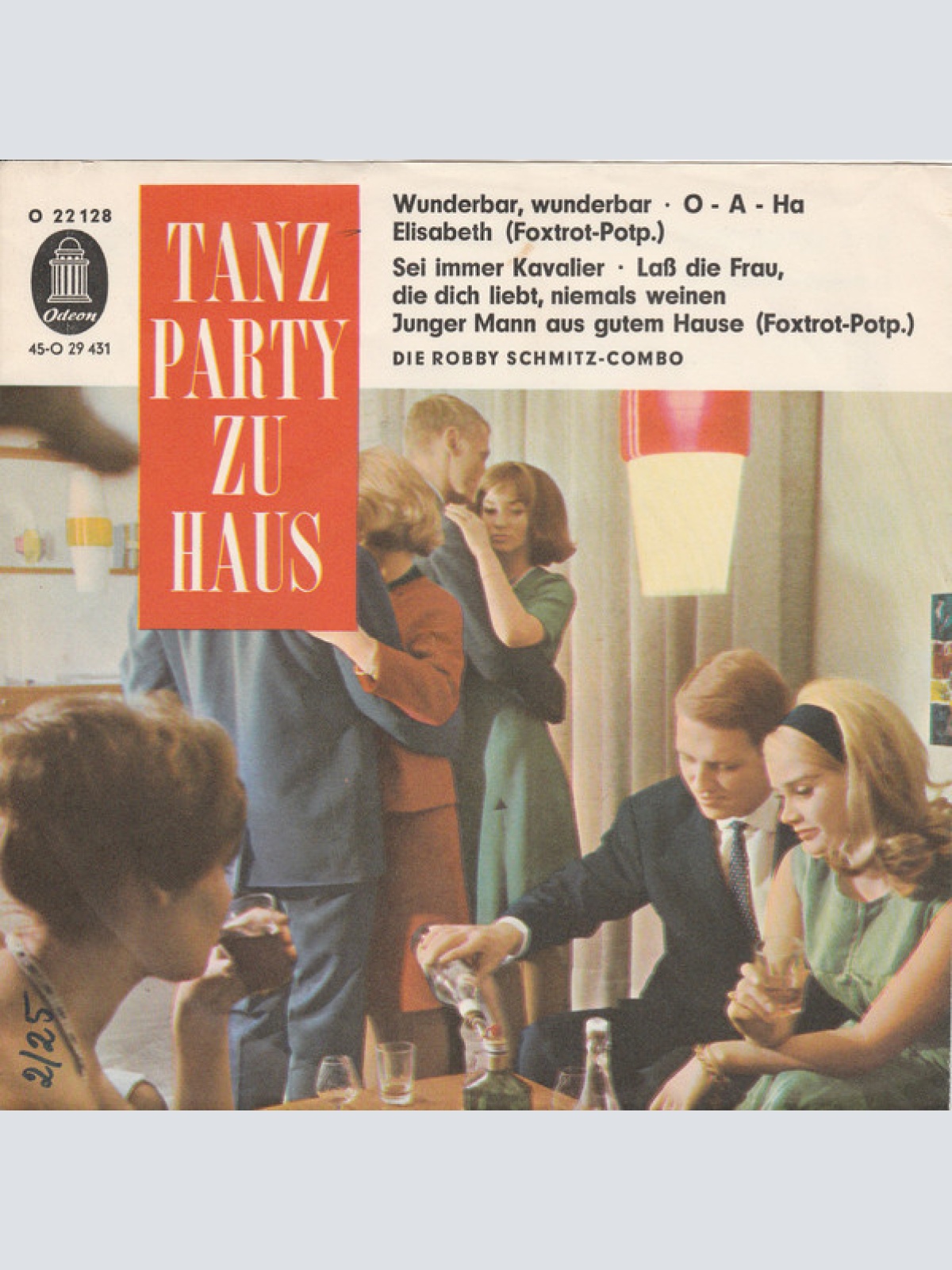 Vinyl / Die Robby Schmitz-Combo - Tanzparty Zu Haus