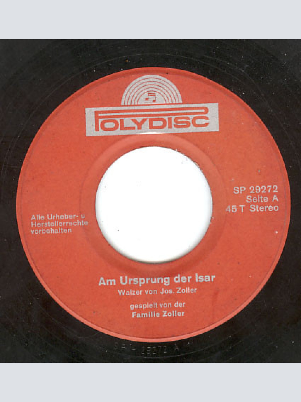 Vinyl / Familie Zoller - Am Ursprung Der Isar / Alte Freunde