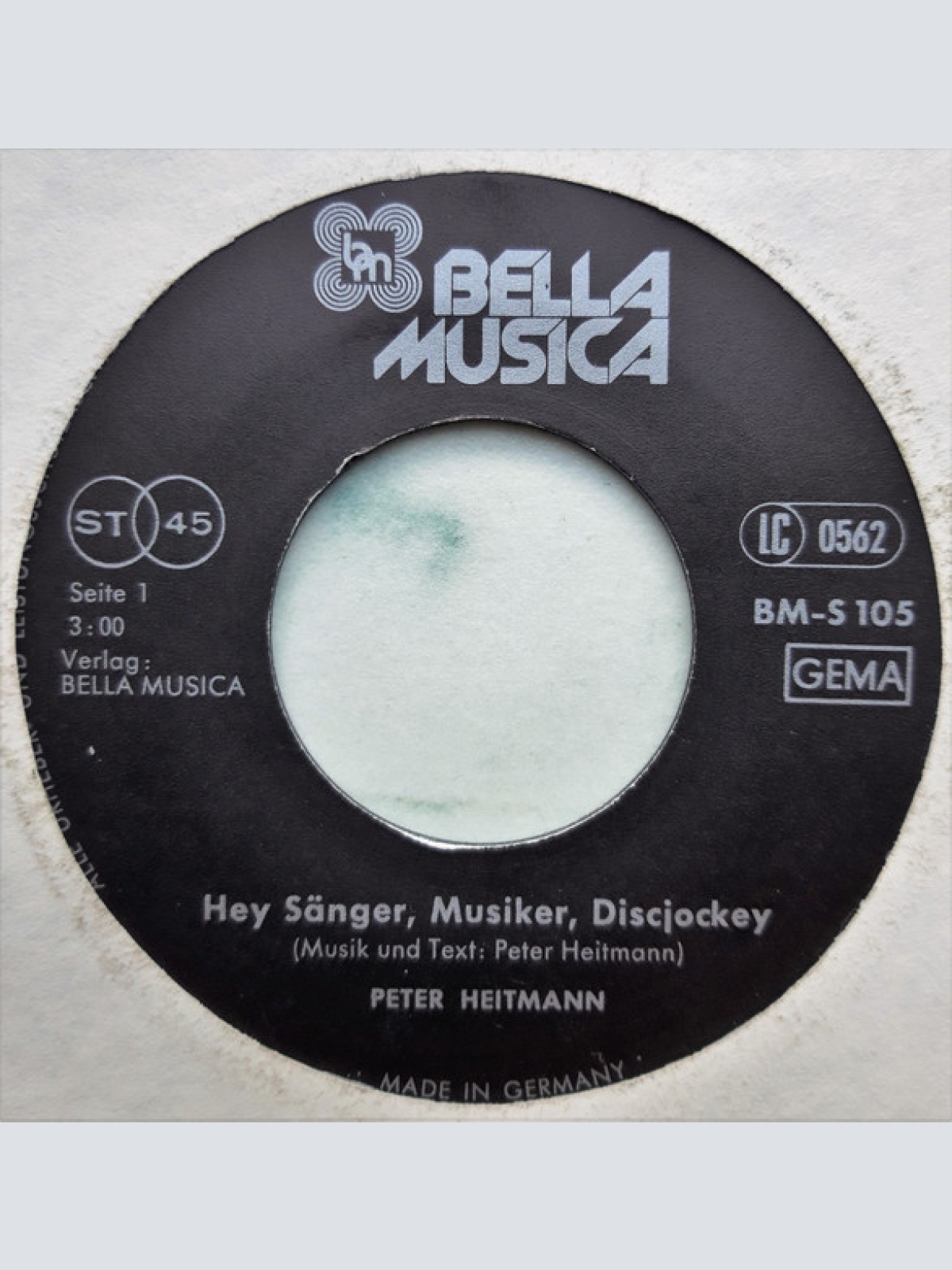 Vinyl / Peter Heitmann - Hey Sänger, Musiker, Discjockey / Aus dem Geisslein Wird Die Ziege