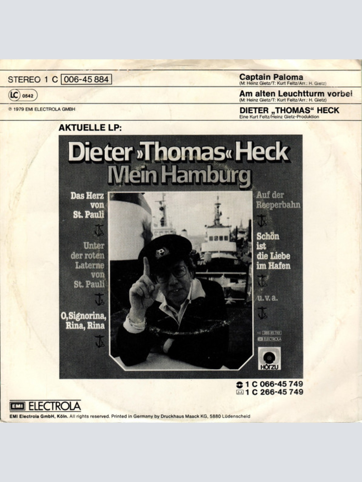 Vinyl / Dieter Thomas Heck - Captain Paloma