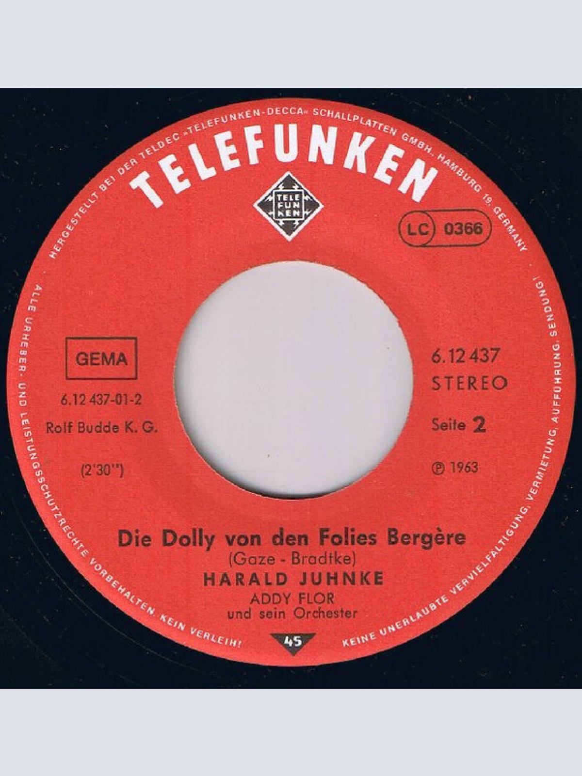 Vinyl / Harald Juhnke - Was Nützt Das Schlechte Leben