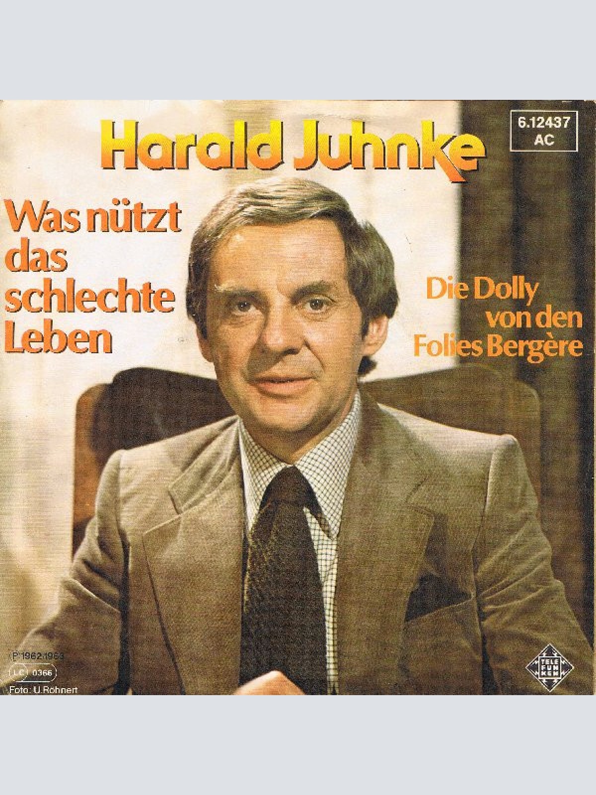 Vinyl / Harald Juhnke - Was Nützt Das Schlechte Leben