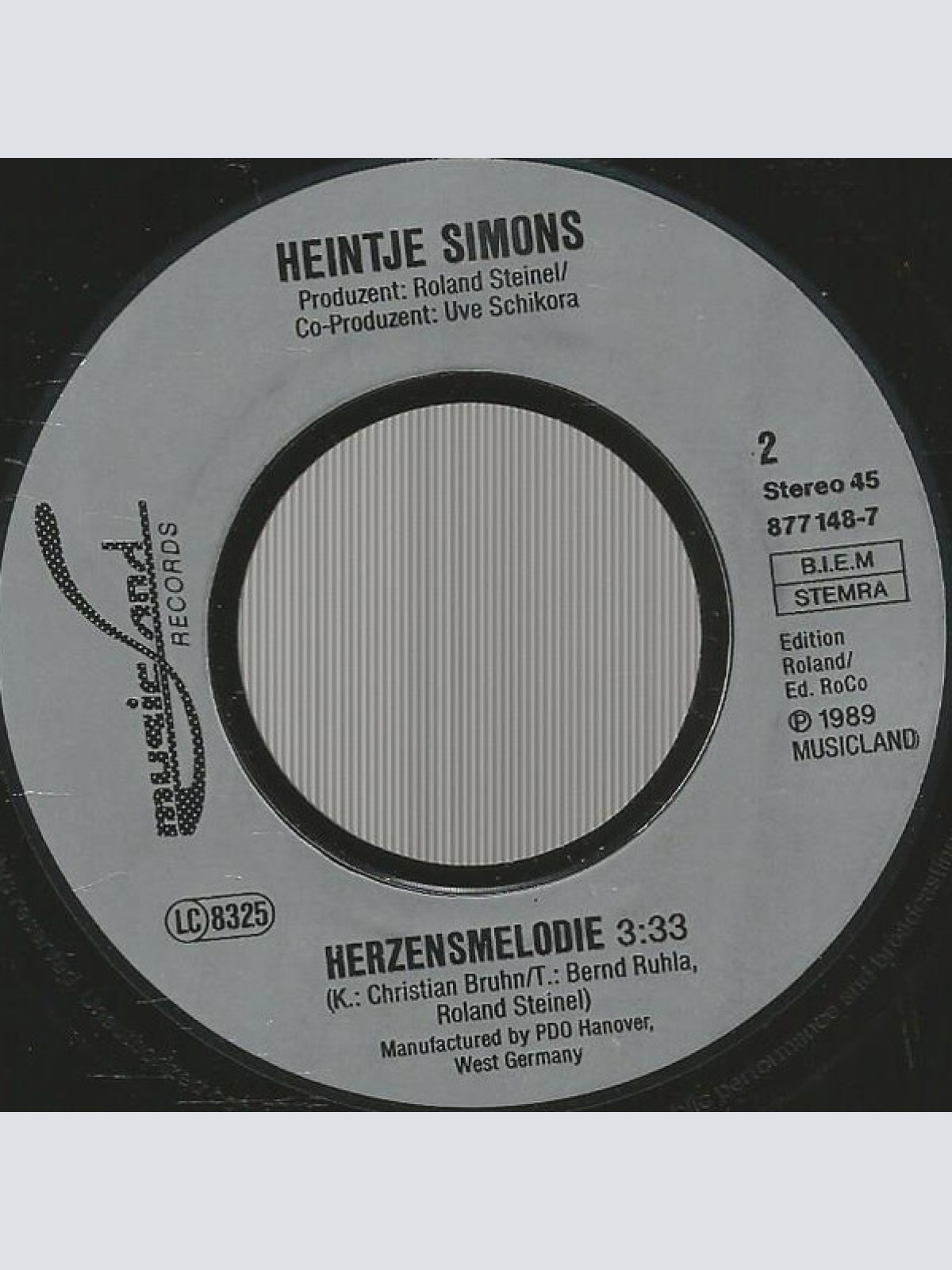 Vinyl / Heintje Simons* - Ein Mutterherz Soll Niemals Weinen