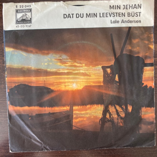 Vinyl / Lale Andersen - Min Jehan / Dat Du Min Leevsten Büst