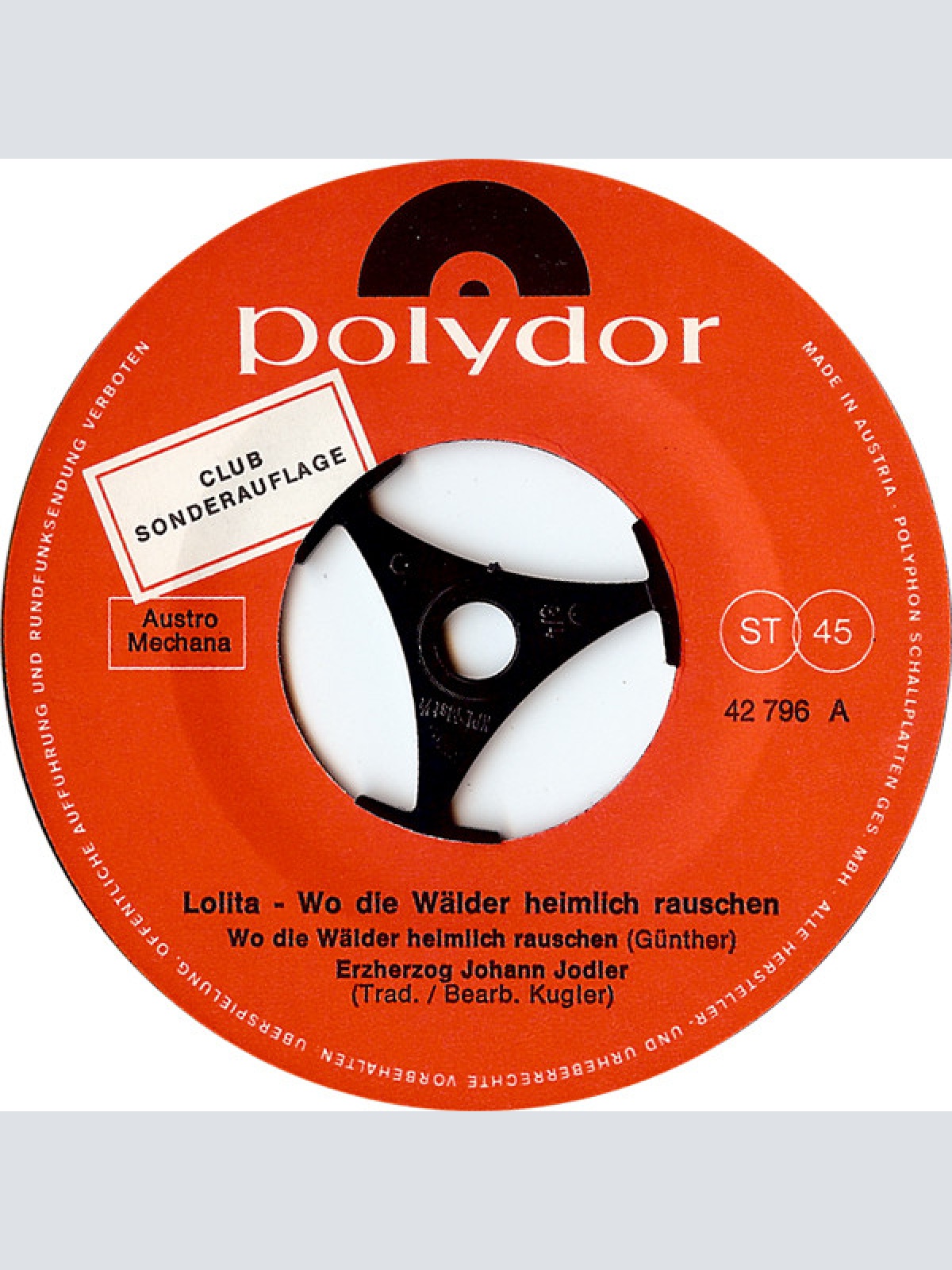 Vinyl / Lolita (3) - Wo Die Wälder Heimlich Rauschen