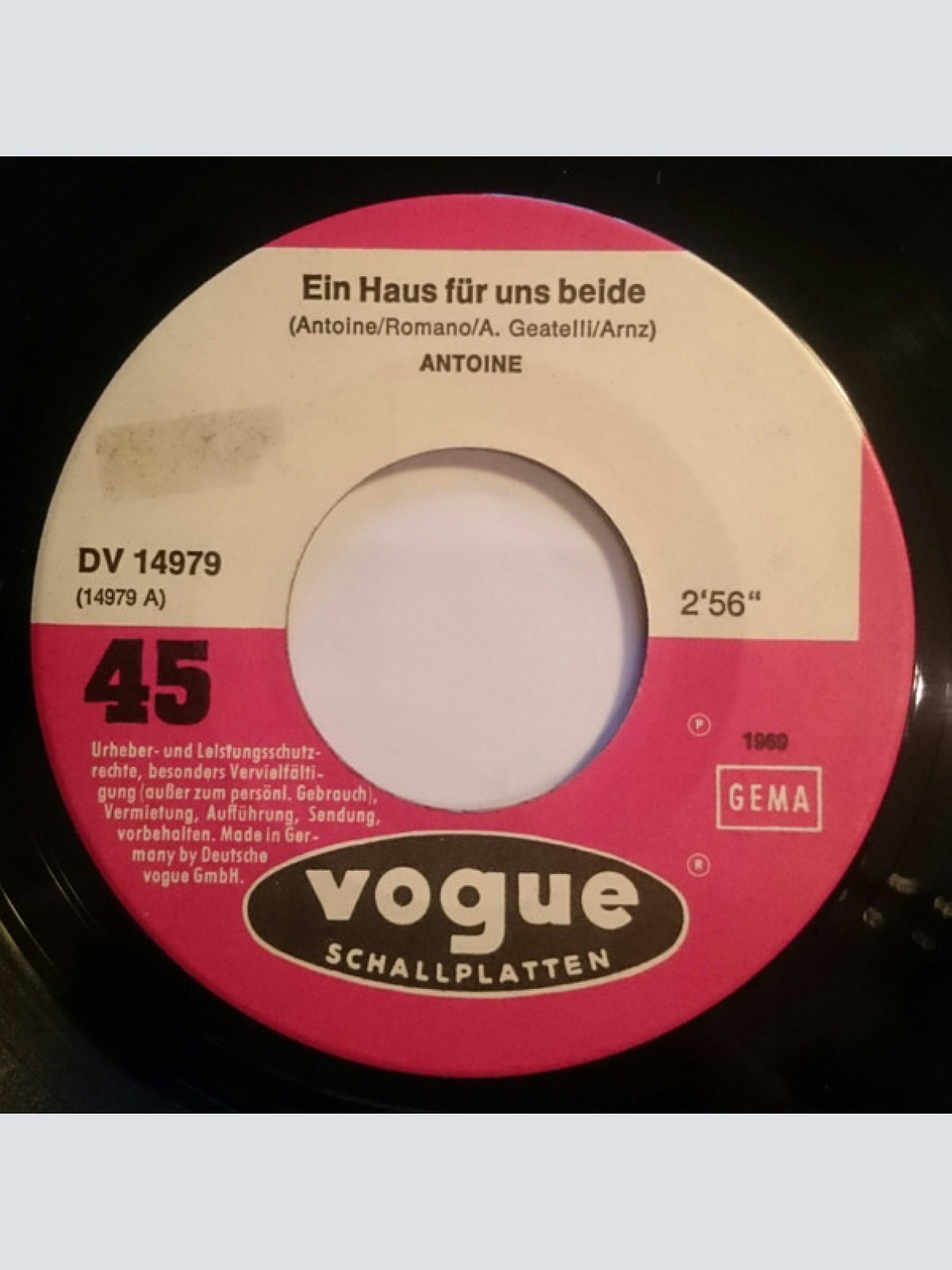 Vinyl / Antoine (2) - Ein Haus Für Uns Beide / Maria Maria
