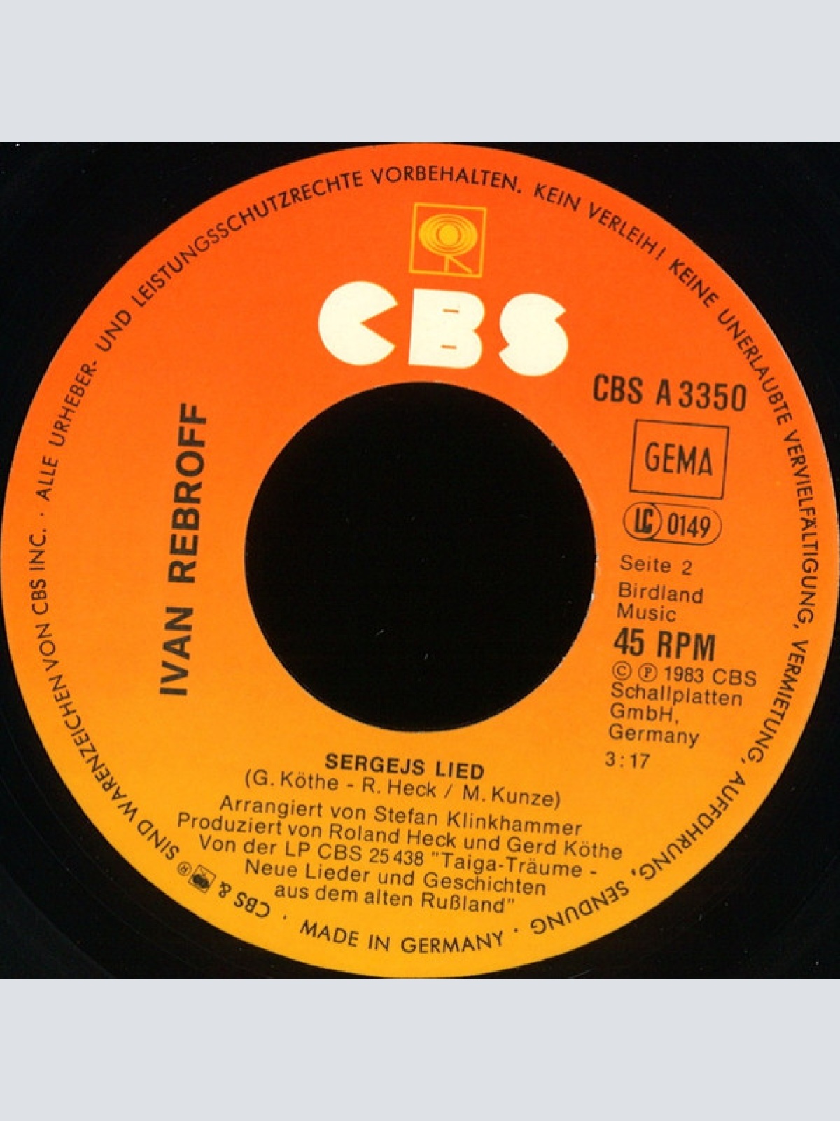 Vinyl / Ivan Rebroff - Boris, Boris Borodin