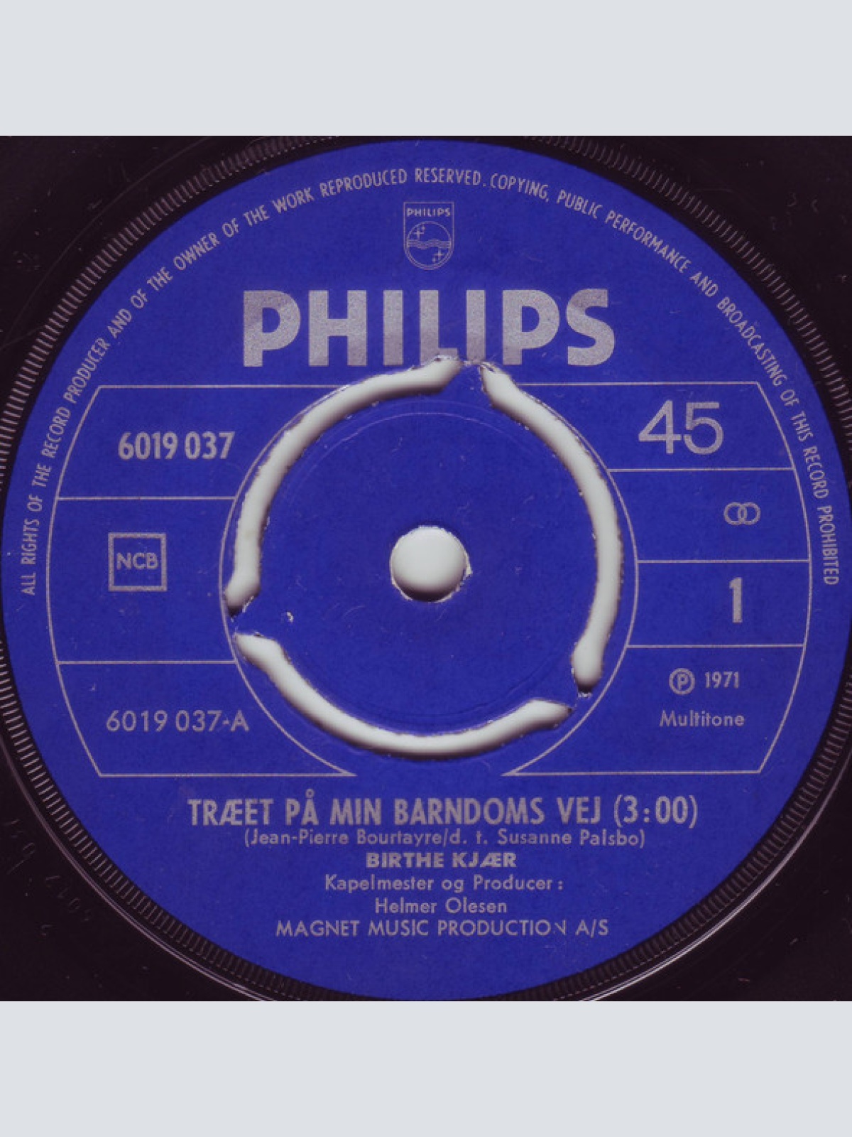 Vinyl / Birthe Kjær - Træet På Min Barndoms Vej / Balapapa