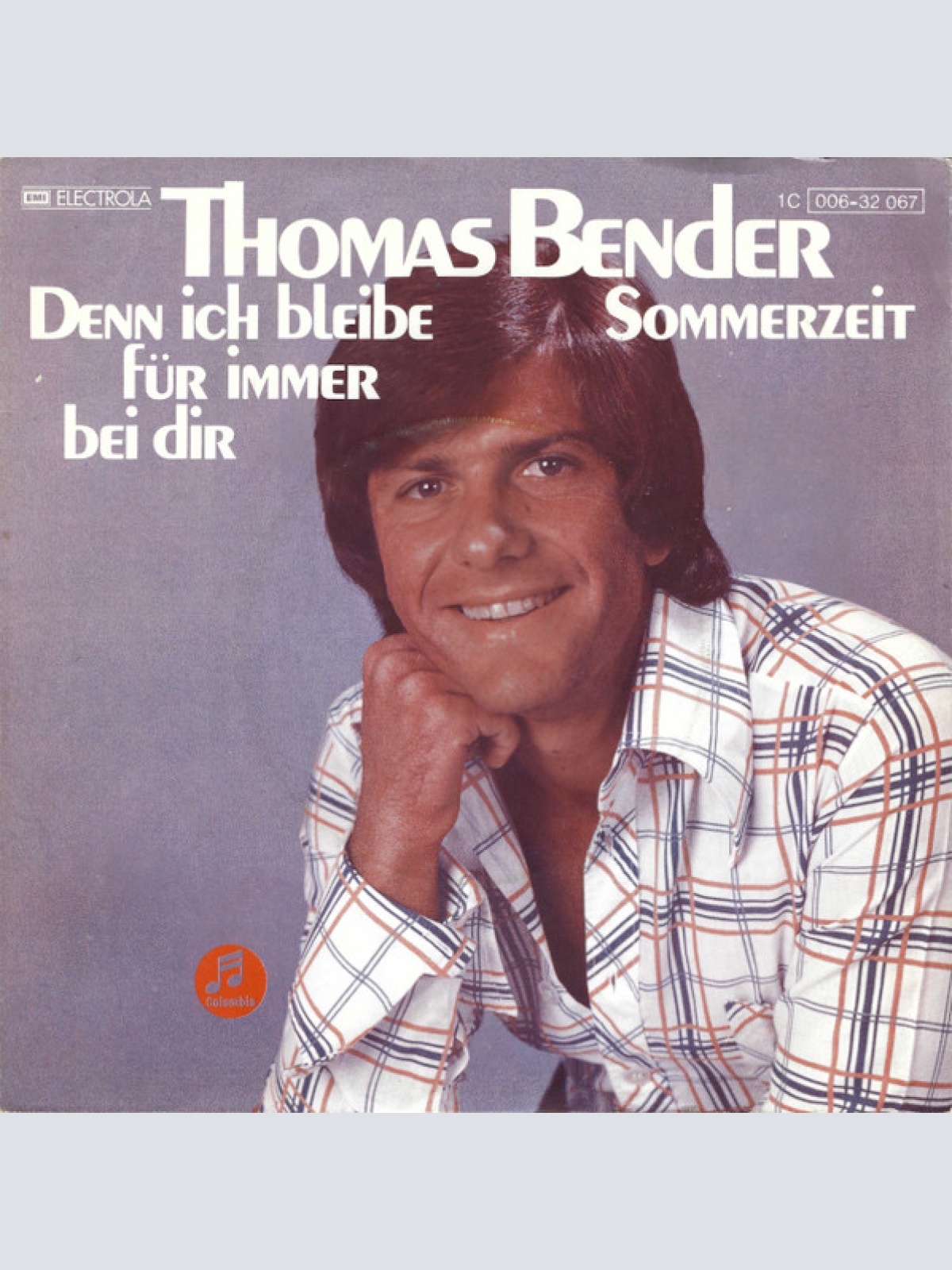 Vinyl / Thomas Bender (2) - Denn Ich Bleibe Für Immer Bei Dir
