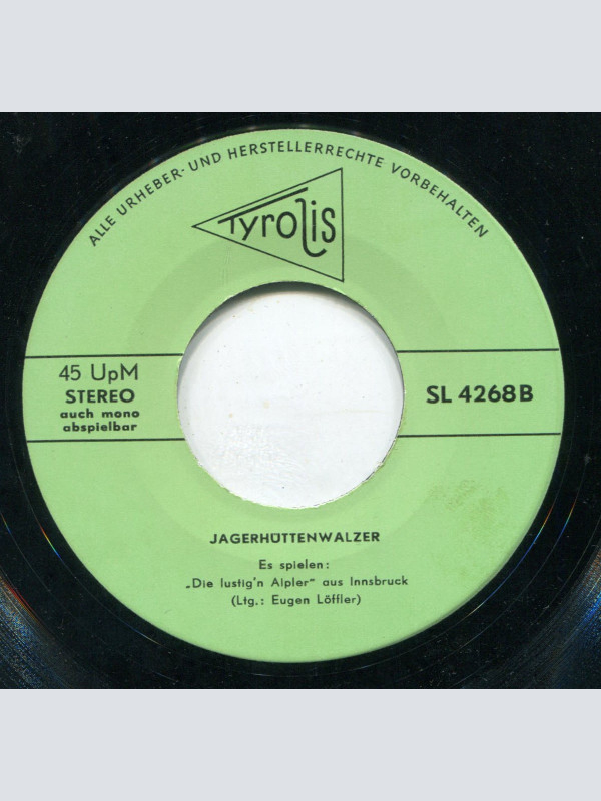 Vinyl / Die Lustigen Alpler - Erinnerungen An Innsbruck