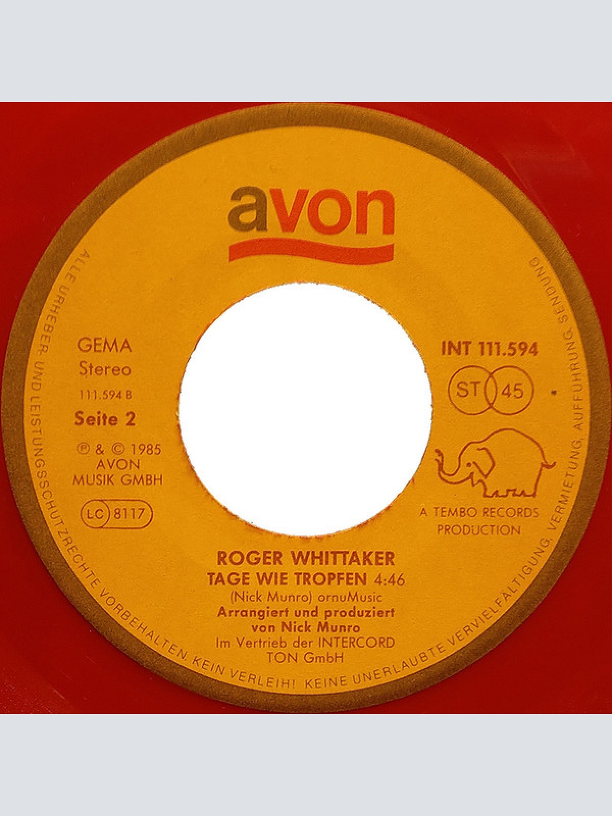 Vinyl / Roger Whittaker - Leben Mit Dir