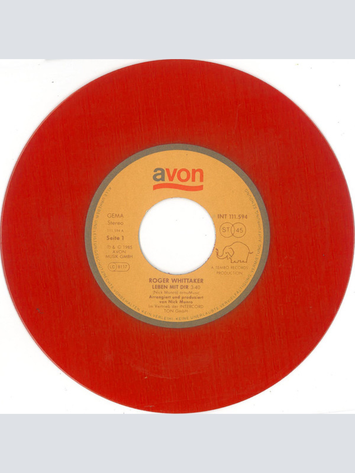 Vinyl / Roger Whittaker - Leben Mit Dir