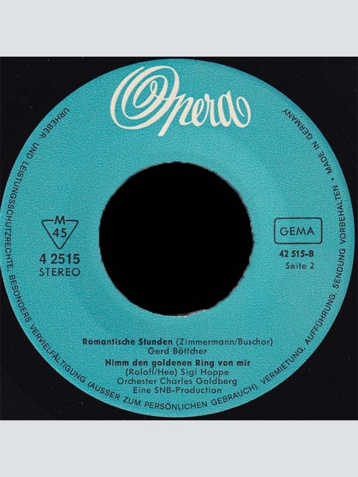 Vinyl / Renate Und Werner Leismann / Heintje / Gerd Böttcher / Sigi Hoppe - Nimm Mich Mit Nach Hause / Mama / Romantische Stunden / Nimm Den Goldenen Ring Von Mir