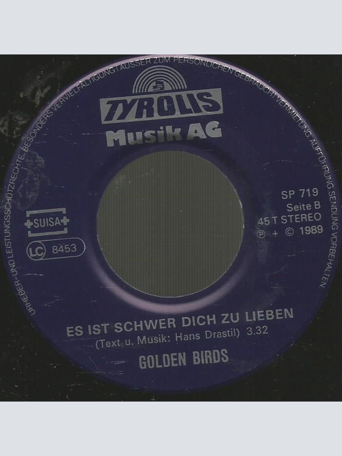 Vinyl / Golden Birds (2) - Liebe Einer Sommernacht / Es Ist Schwer Dich Zu Lieben