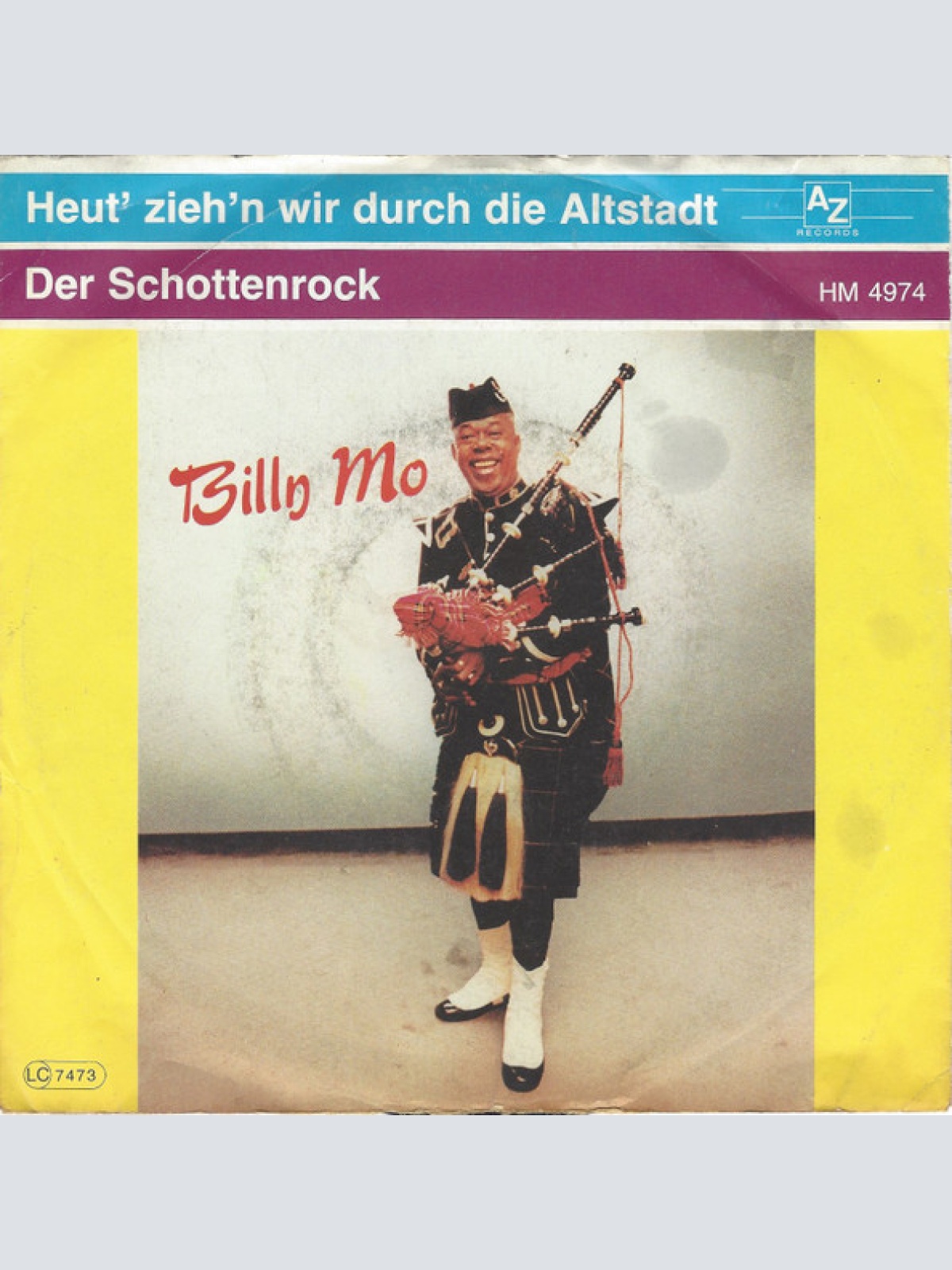 Vinyl / Billy Mo - Heut' Zieh'n Wir Durch Die Altstadt
