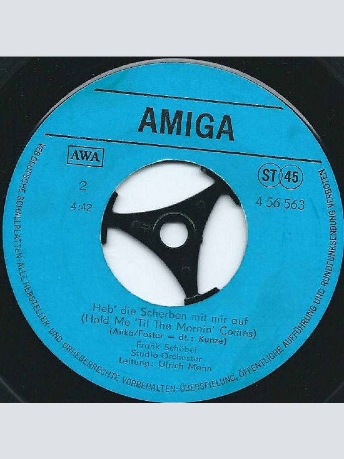 Vinyl / Frank Schöbel - Wenn Ein Stern Verlischt / Heb' Die Scherben Mit Mir Auf