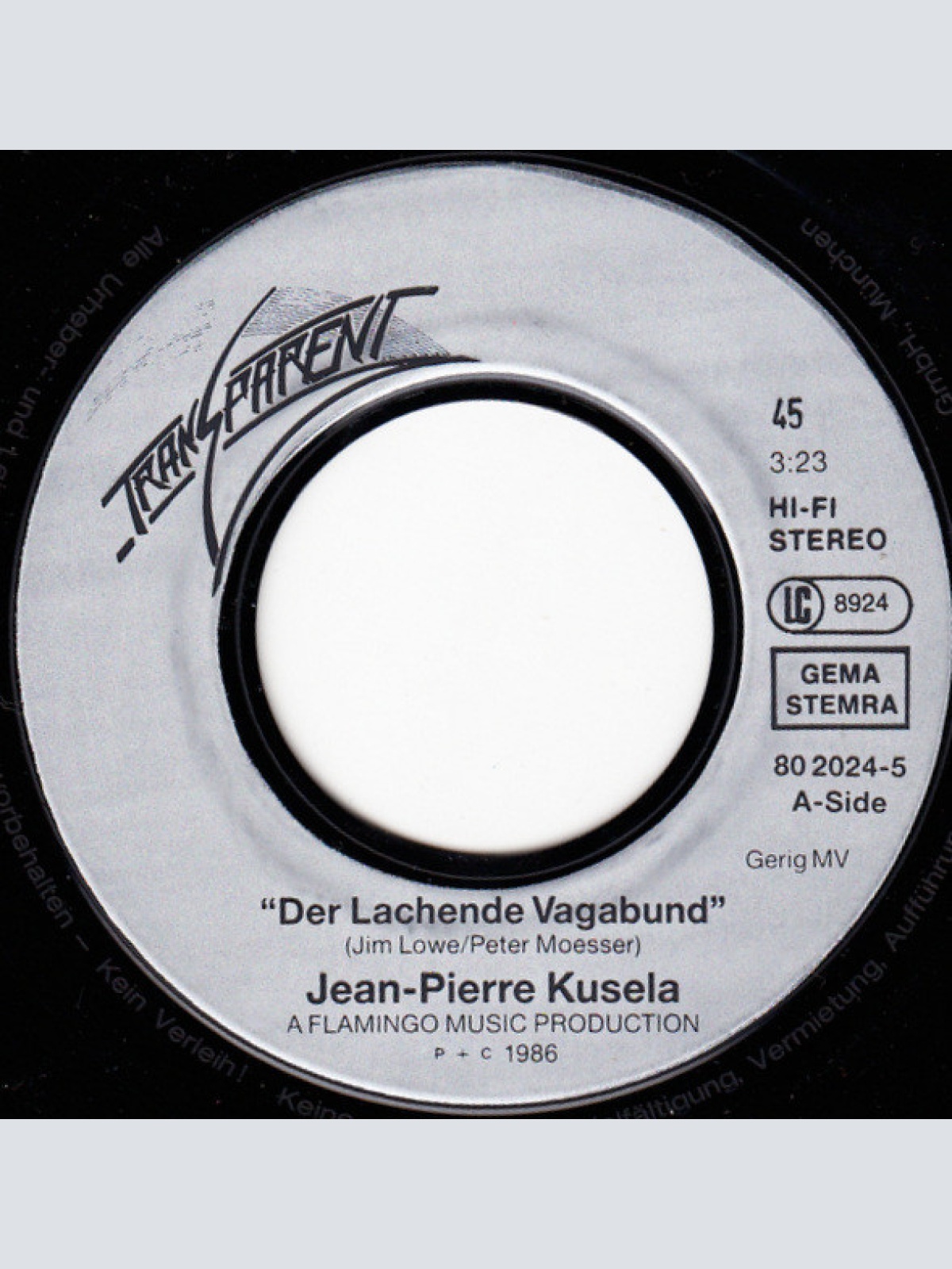 Vinyl / Jean-Pierre Kusela* - Der Lachende Vagabund