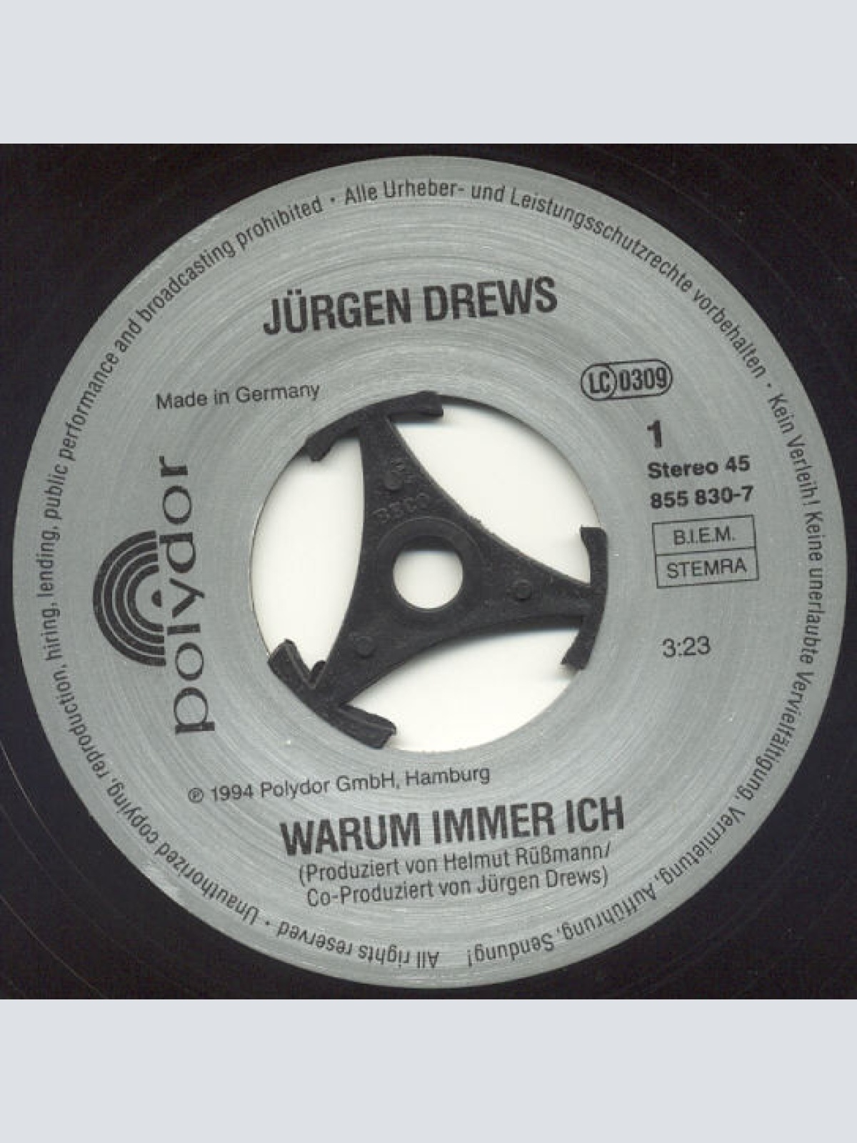Vinyl / Jürgen Drews - Warum Immer Ich