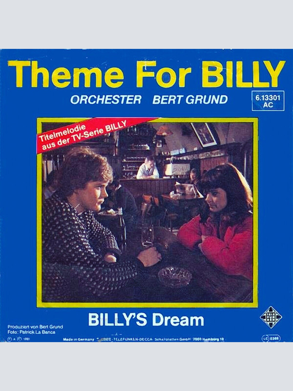 Vinyl / Orchester Bert Grund* - Theme For Billy