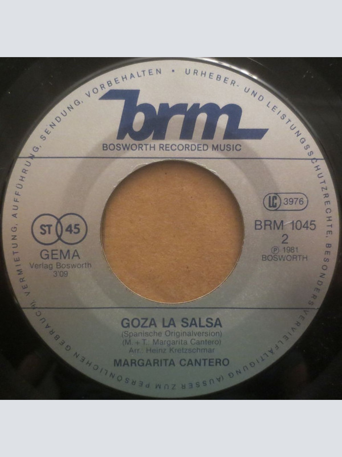 Vinyl / Margarita Cantero - Chico-Chico-Chic / Goza La Salsa