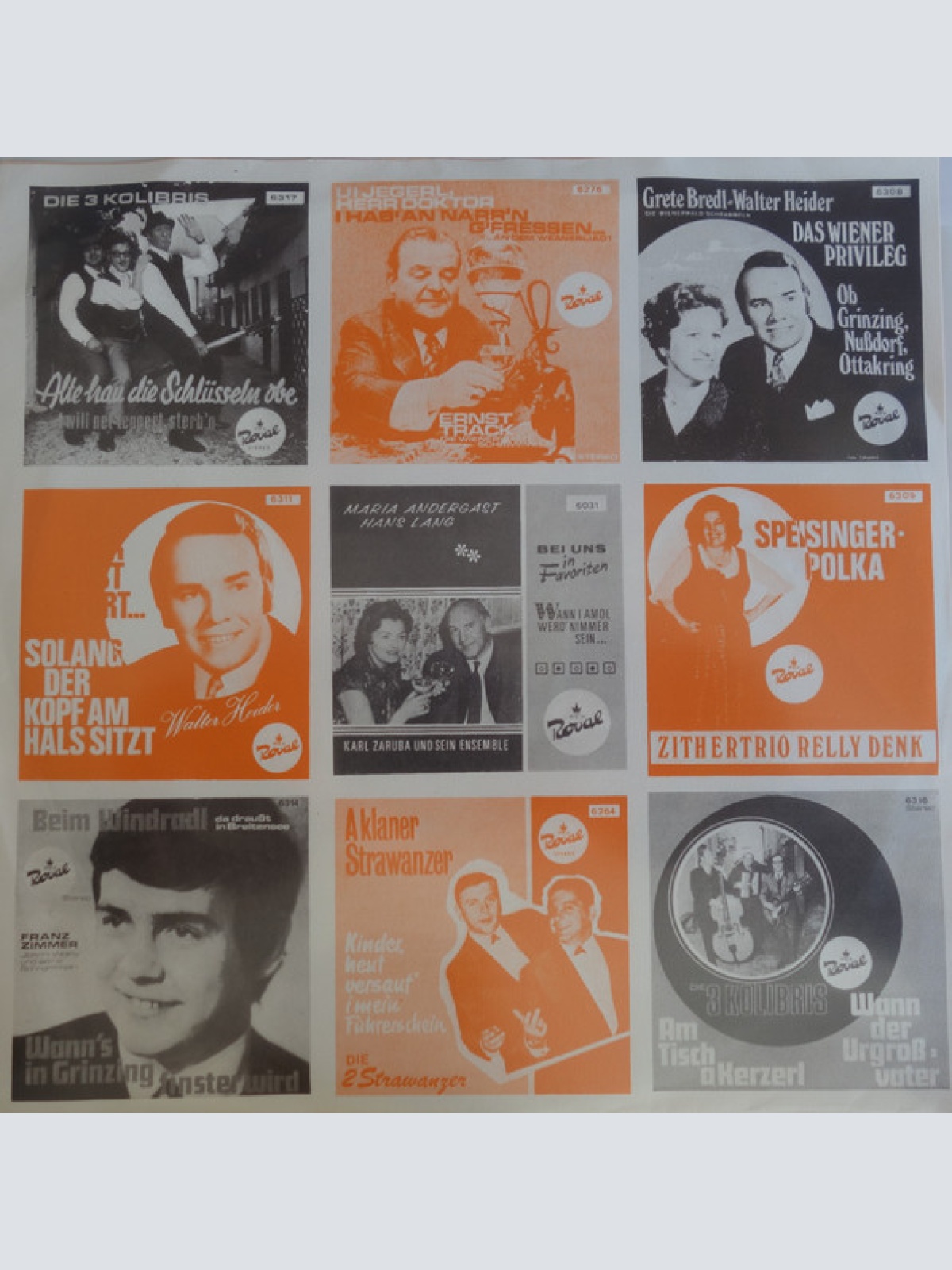 Vinyl / Rita Krebs - In der Spiegelgass'n / Da war' mei' Herz a Narr