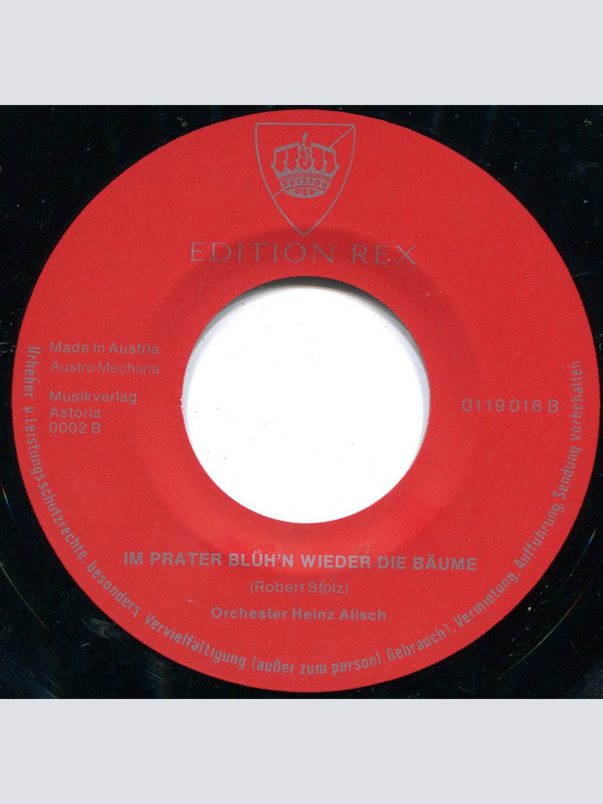 Vinyl / Robert Stolz - Orchester Heinz Alisch - Philatelisten Walzer (Philatelic Waltz)