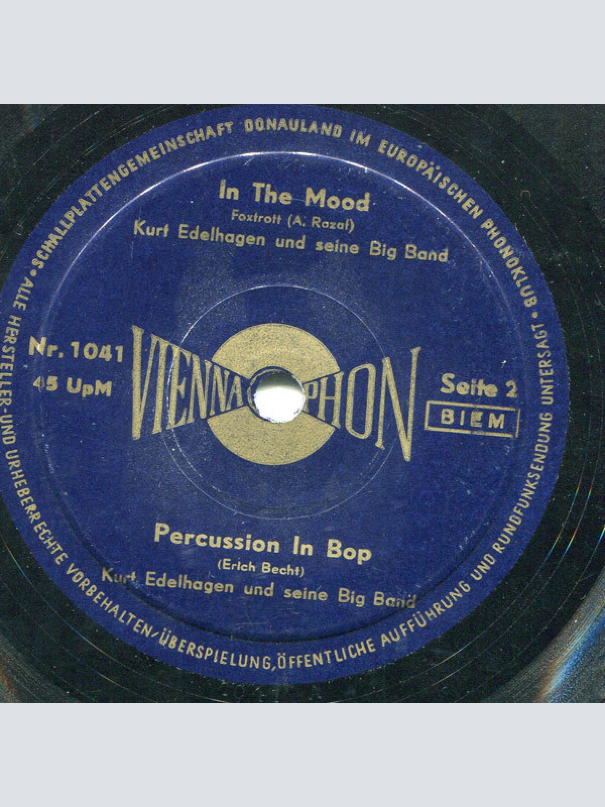 Vinyl / Kurt Edelhagen Und Seine Big Band* - Tiger-Rag / Caravan / In The Mood / Percussion In Bop