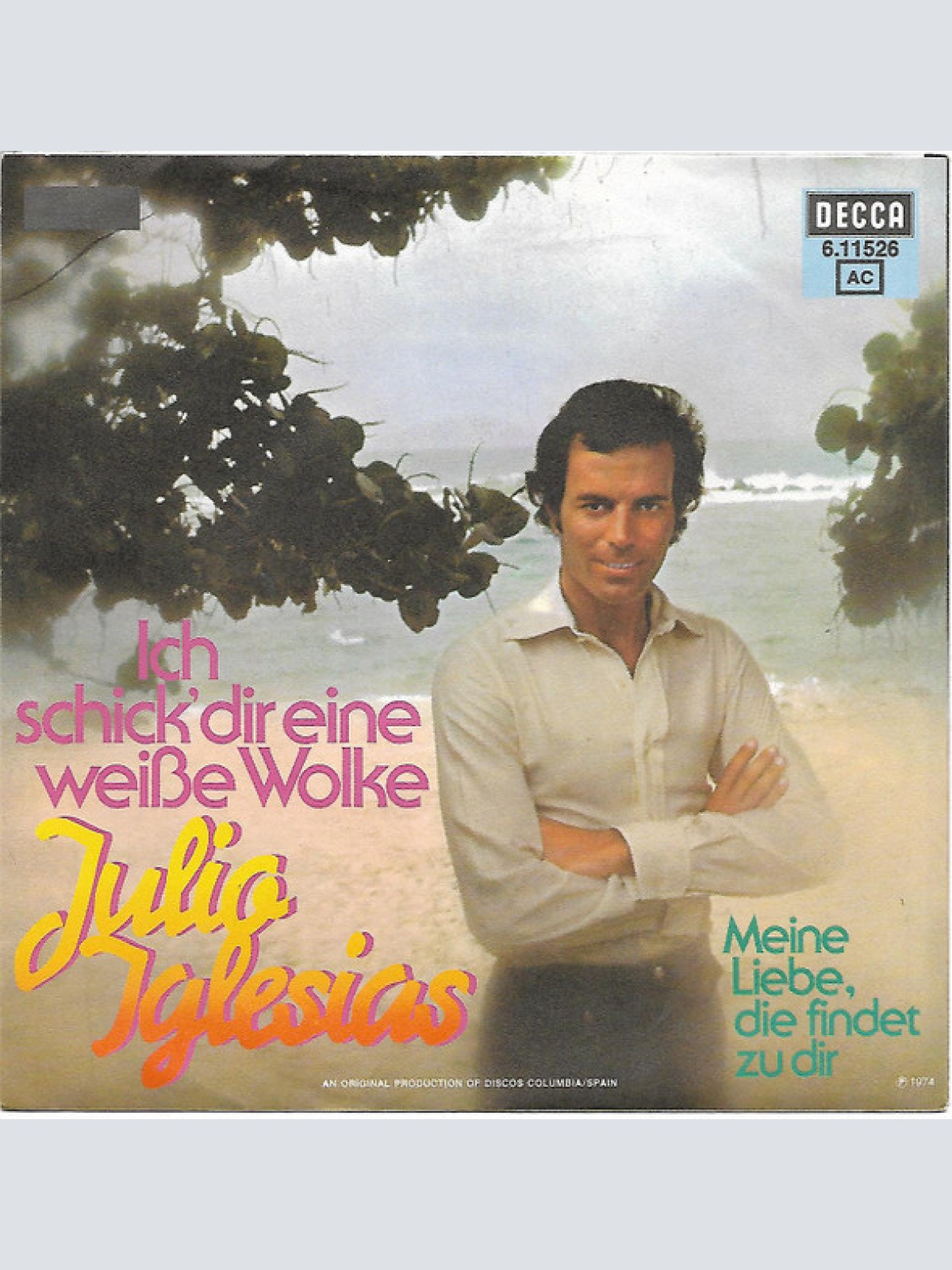 Vinyl / Julio Iglesias - Ich Schick' Dir Eine Weiße Wolke