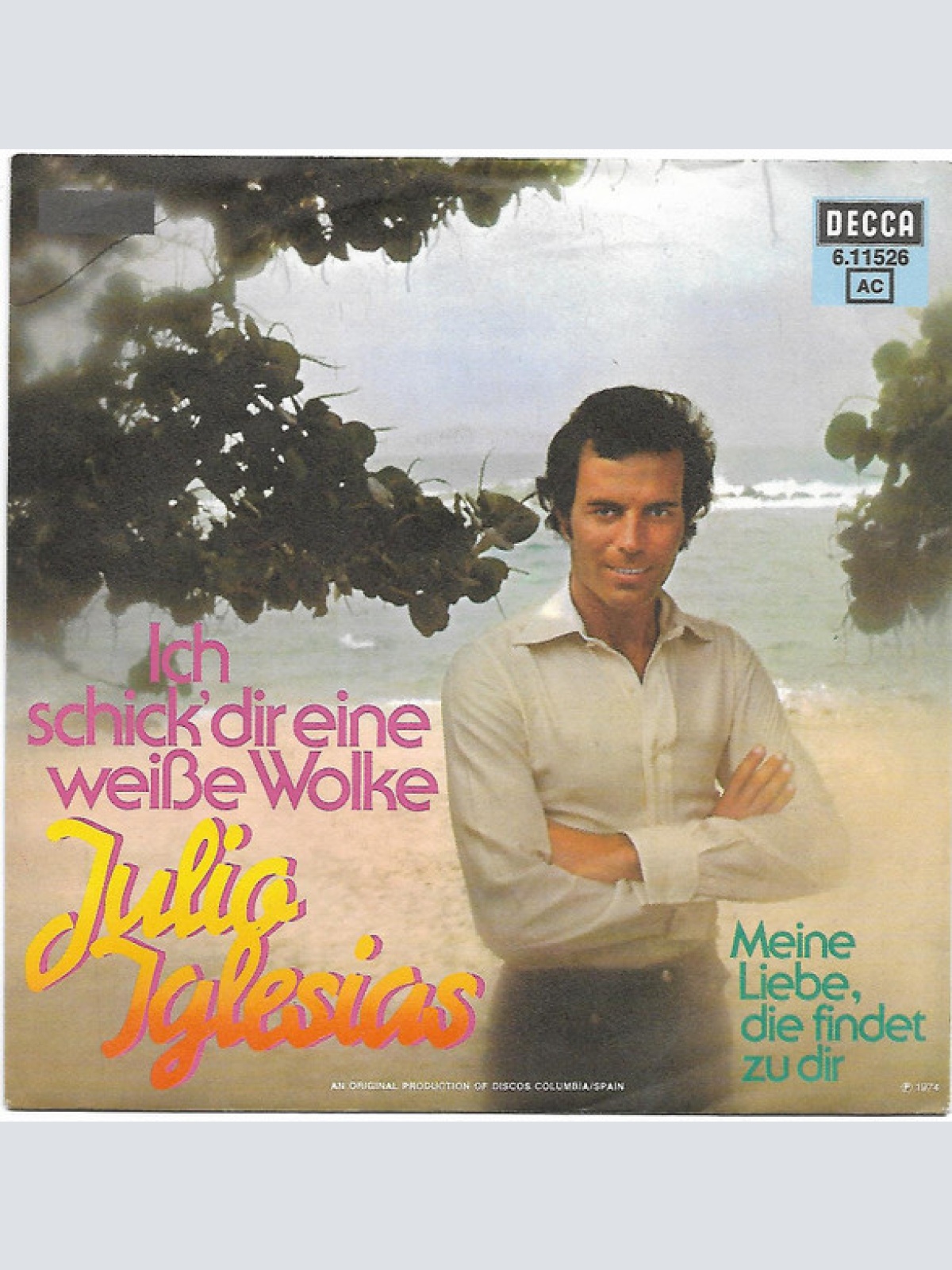 Vinyl / Julio Iglesias - Ich Schick' Dir Eine Weiße Wolke