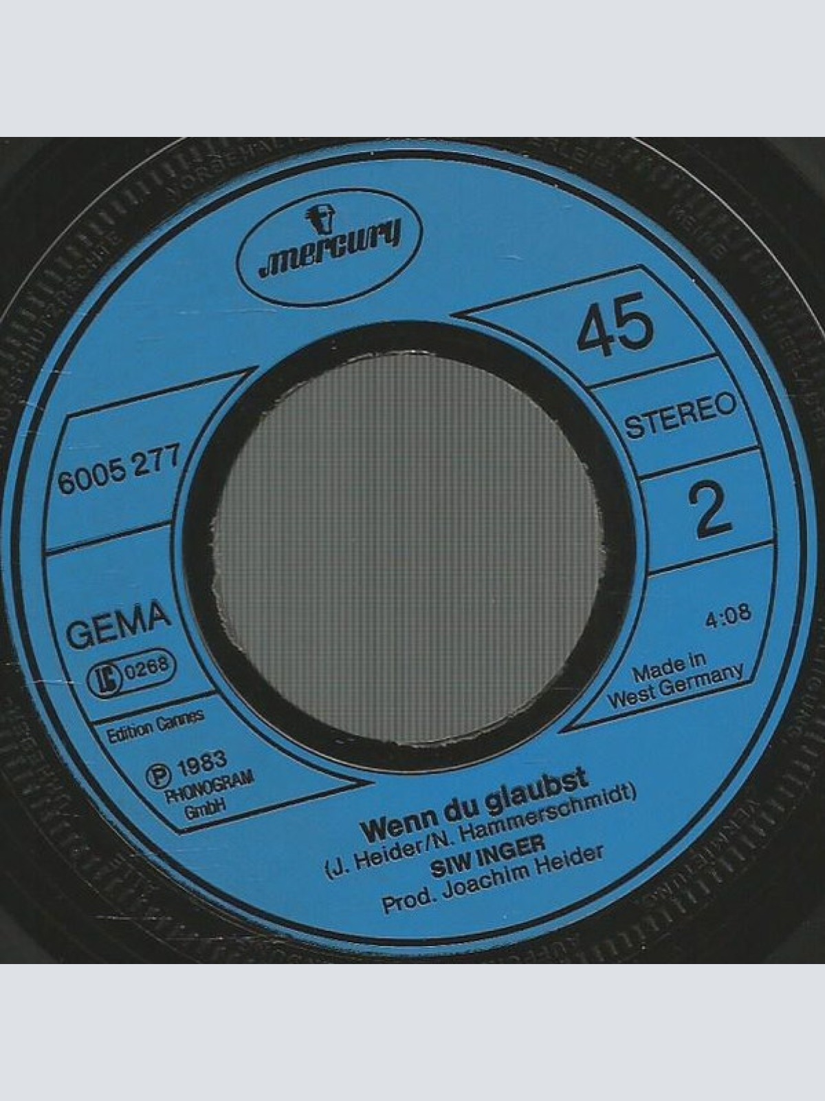 Vinyl / Siw Inger - Geh Mit Mir Durch Die Nacht