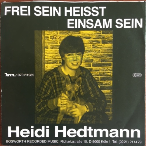 Vinyl / Heidi Hedtmann - Frei Sein Heisst Einsam Sein