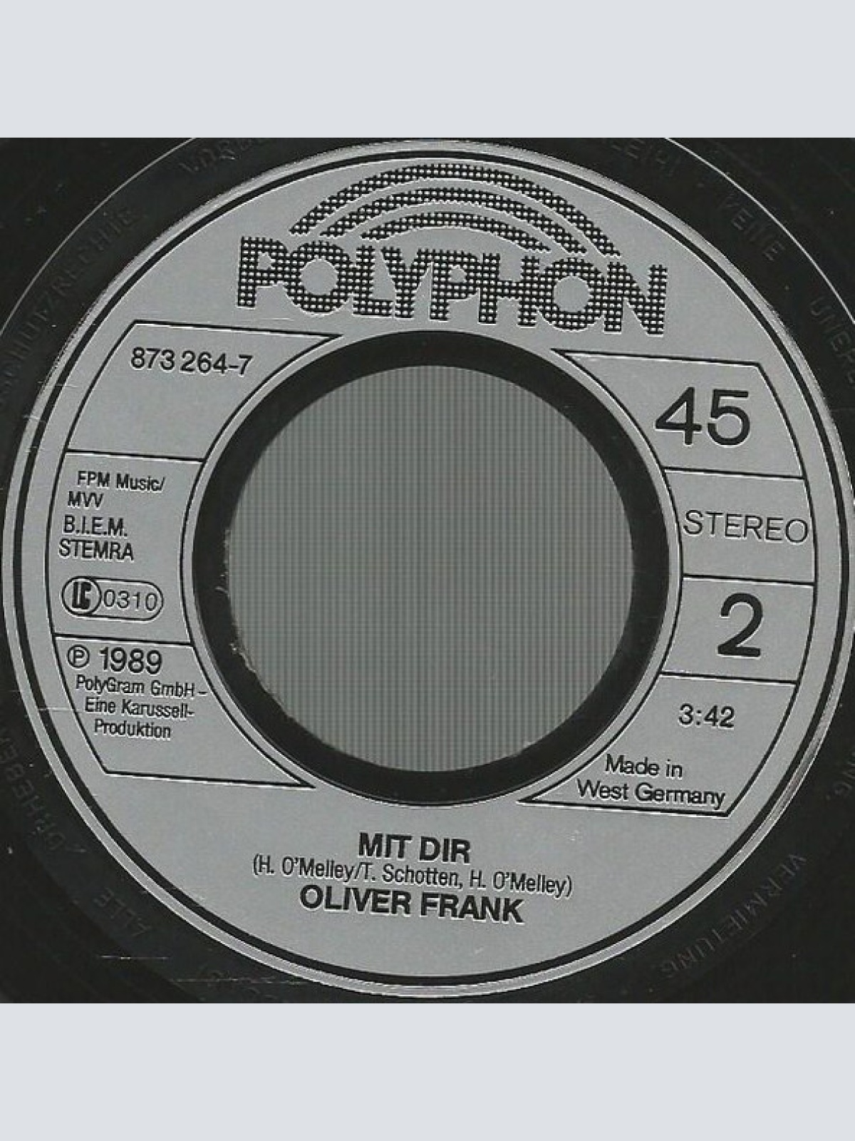 Vinyl / Oliver Frank - S.O.S. Am Strand In Griechenland