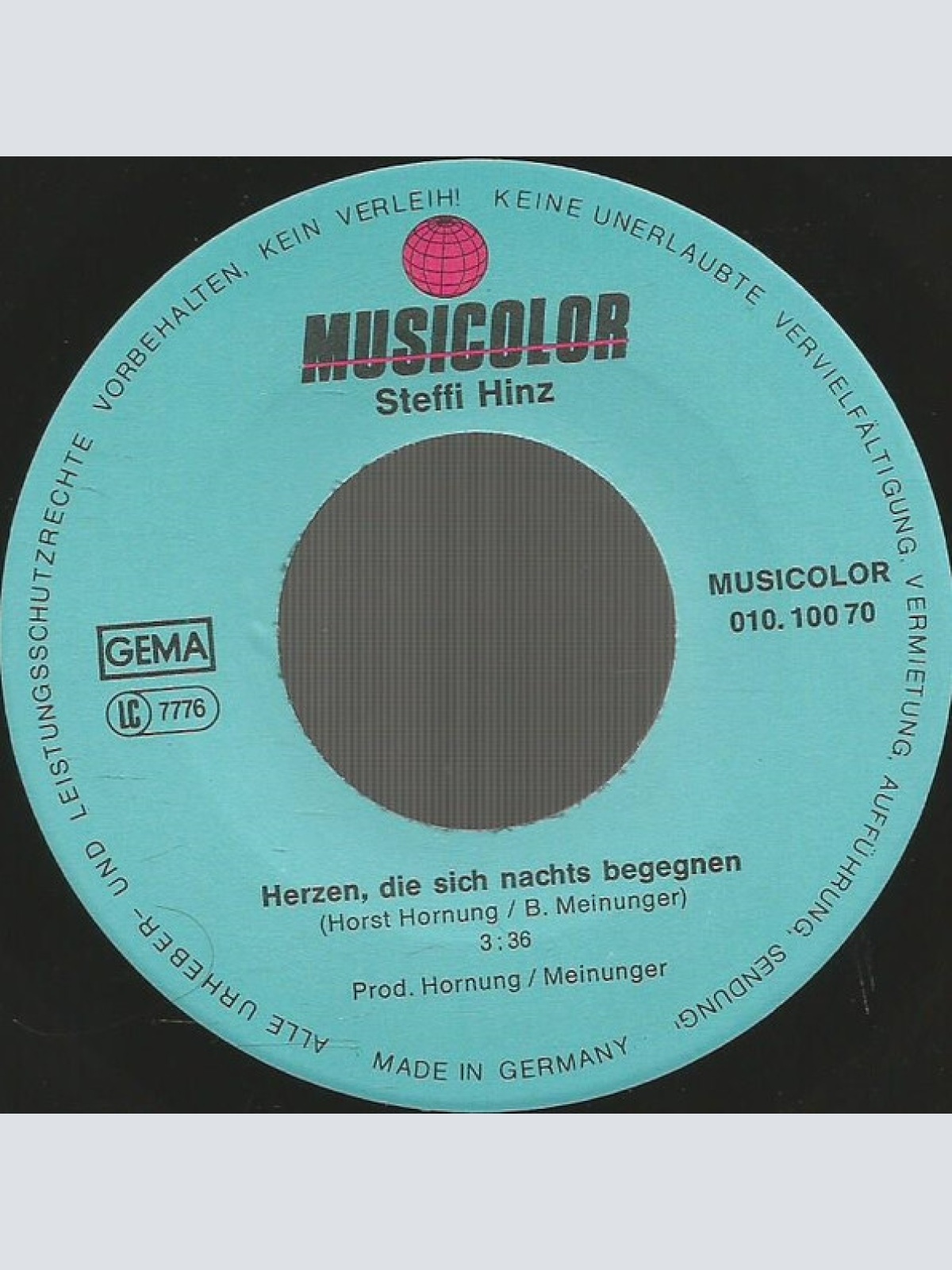 Vinyl / Steffi Hinz - Herzen, Die Sich Nachts Begegnen