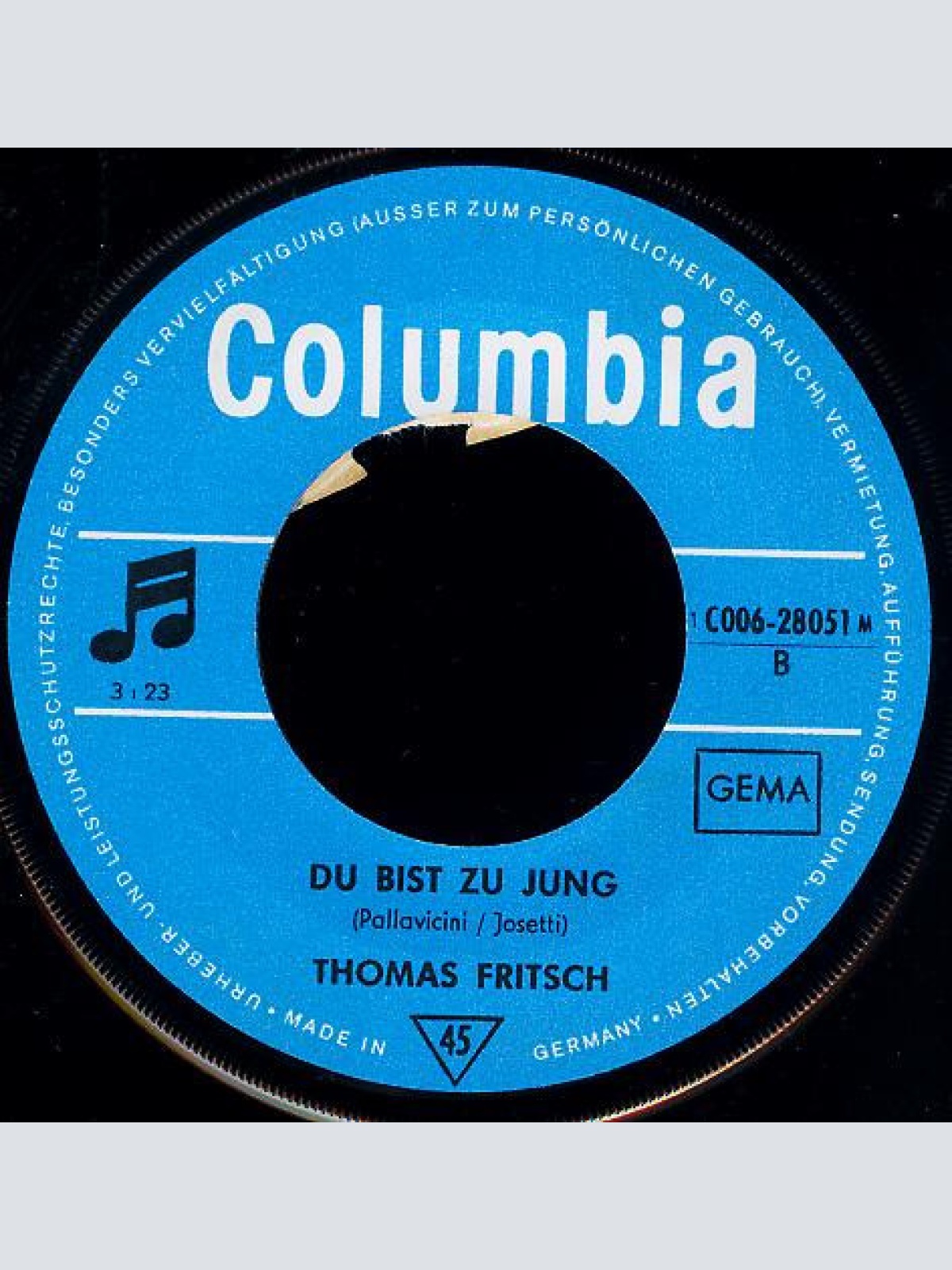 Vinyl / Thomas Fritsch - Ich Träum' Heut' Nacht Von Dir