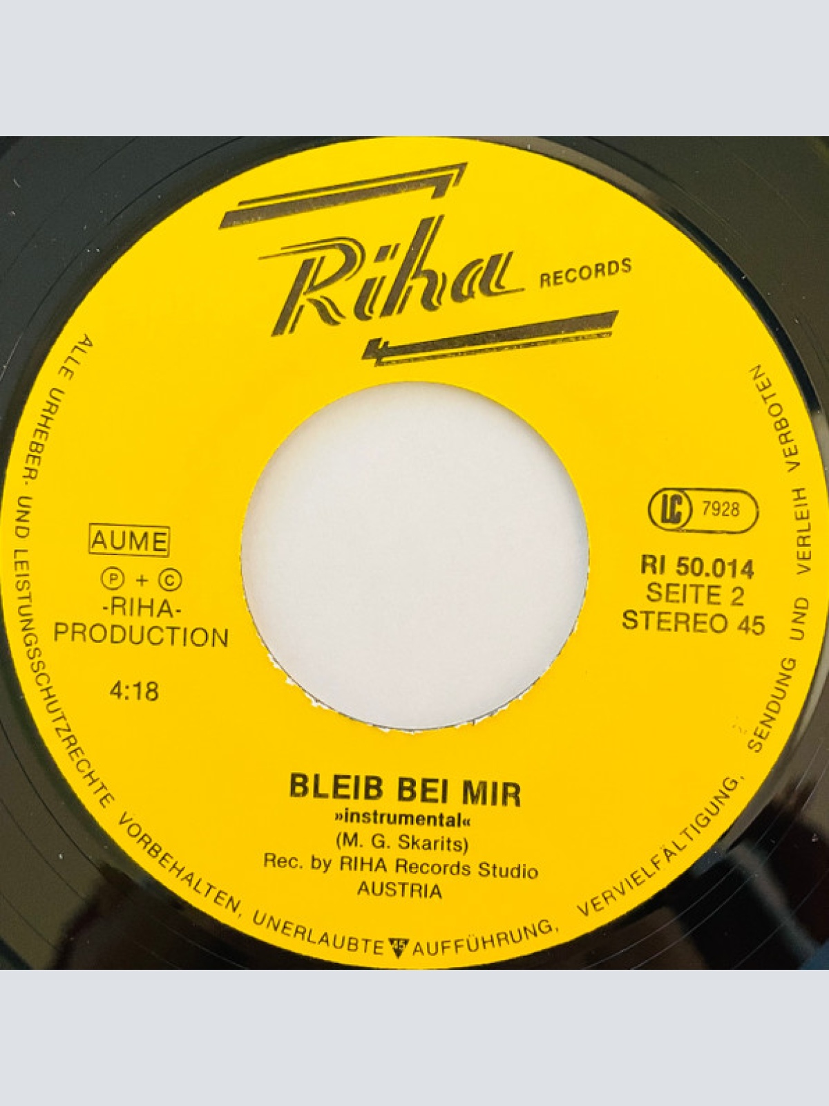 Vinyl / Robert Wagner (17) - Bleib Bei Mir