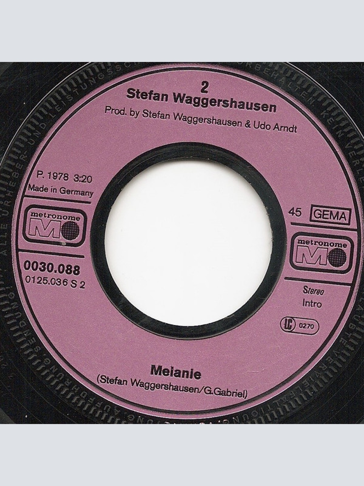 Vinyl / Stefan Waggershausen - Schau Mich Bitte Nicht So An (La Vie En Rose)