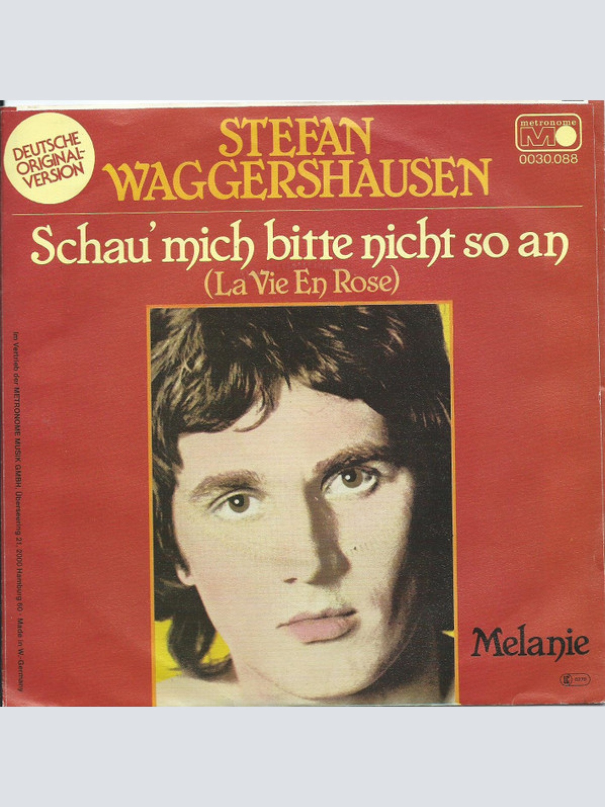 Vinyl / Stefan Waggershausen - Schau Mich Bitte Nicht So An (La Vie En Rose)