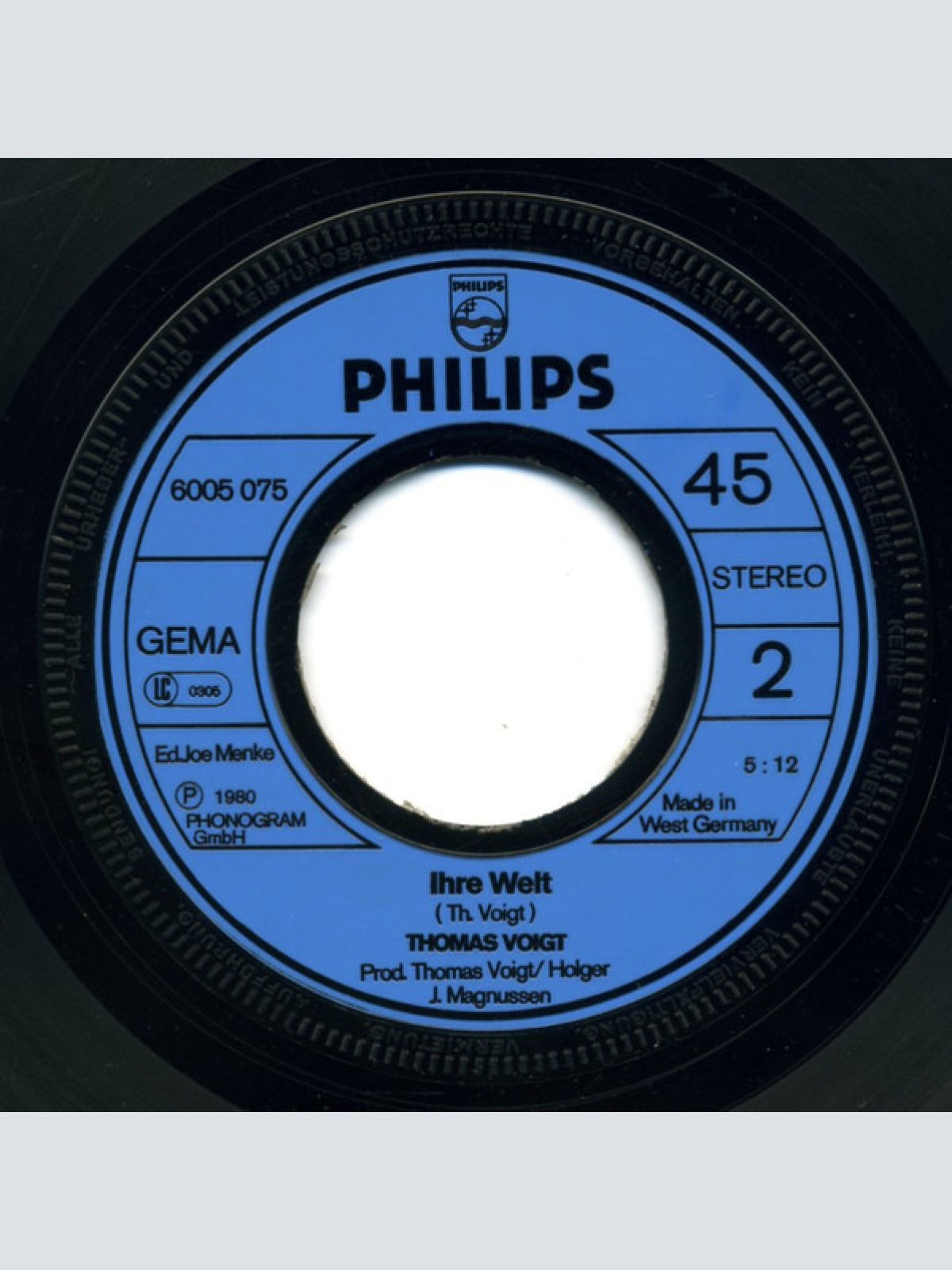 Vinyl / Thomas Voigt - Wohin