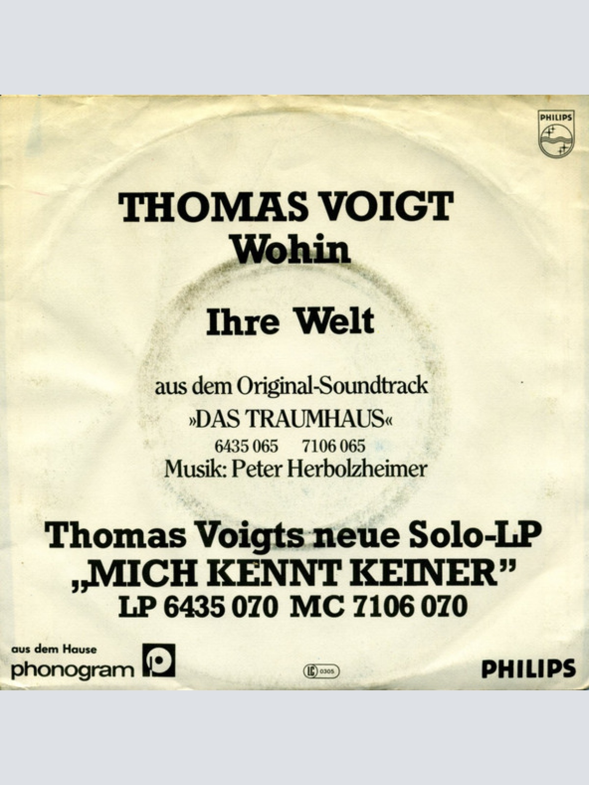 Vinyl / Thomas Voigt - Wohin