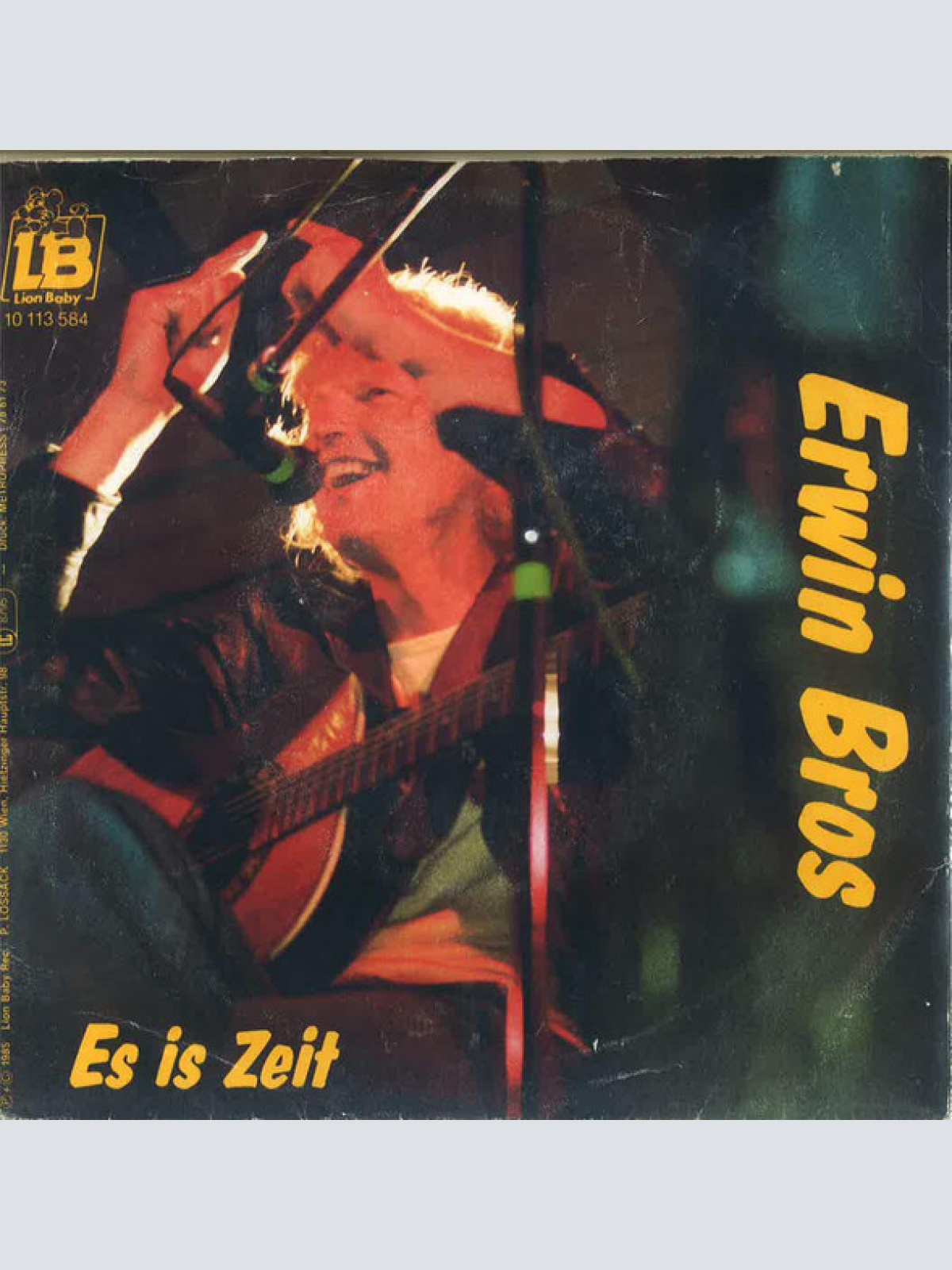 Vinyl / Erwin Bros - Es Is Zeit